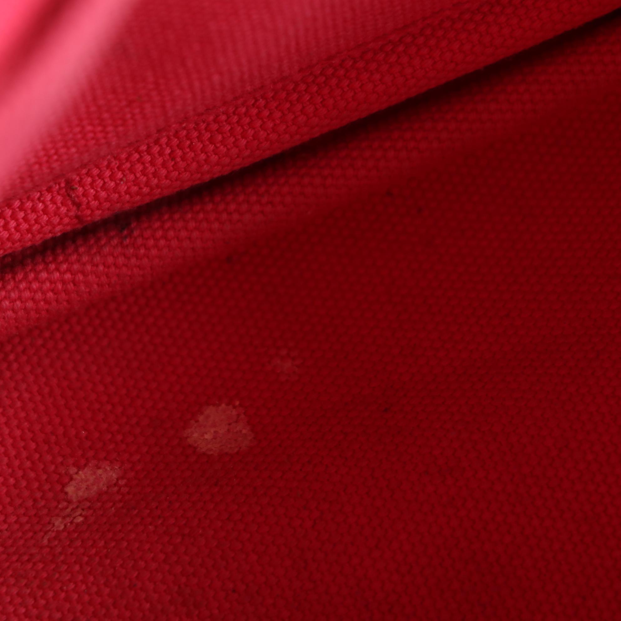 Prada Canopa Logo Garde Tote in Pink Canvas