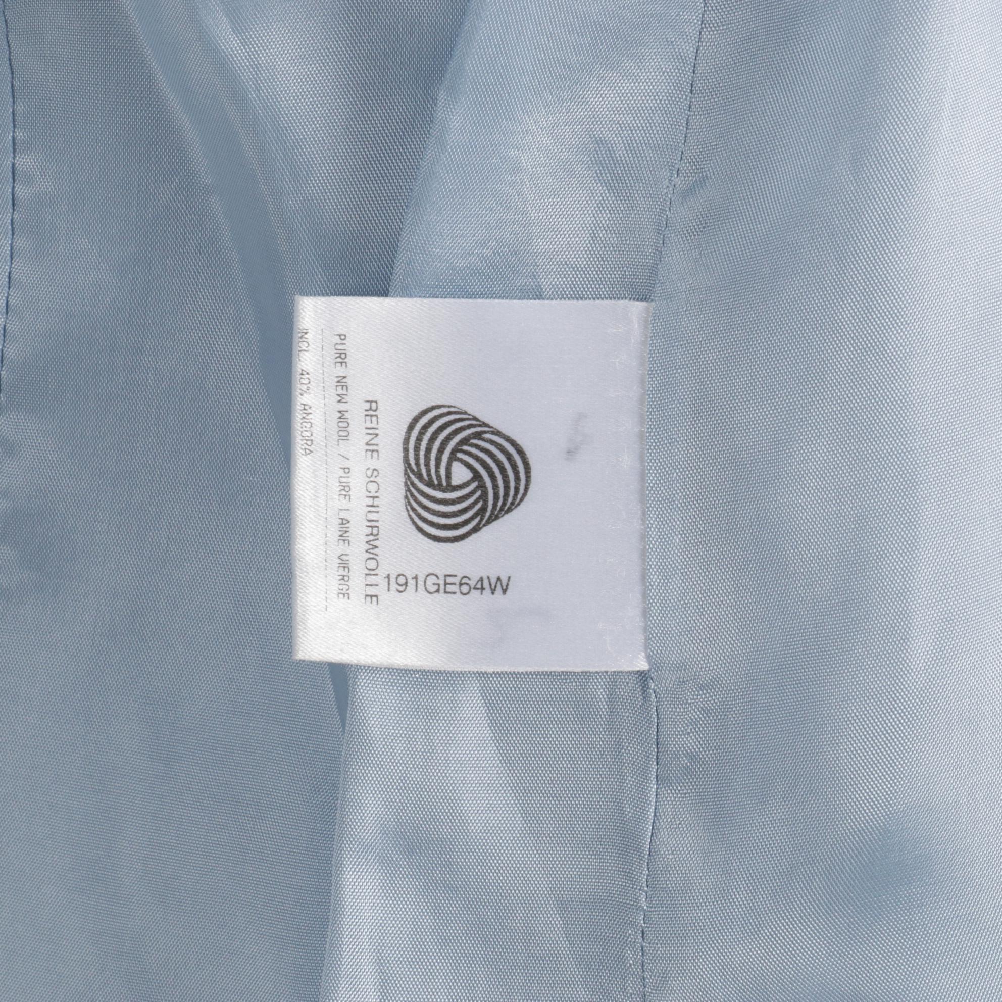 Basler Horst Basler Blue Wool and Angora Blazer