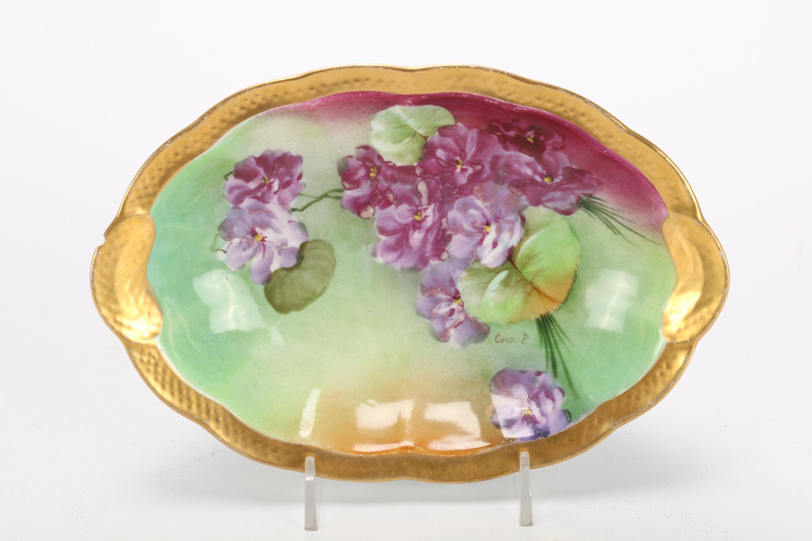 Royal Worcester Egg Coddlers and Hand-Painted Porcelain Table Accessories