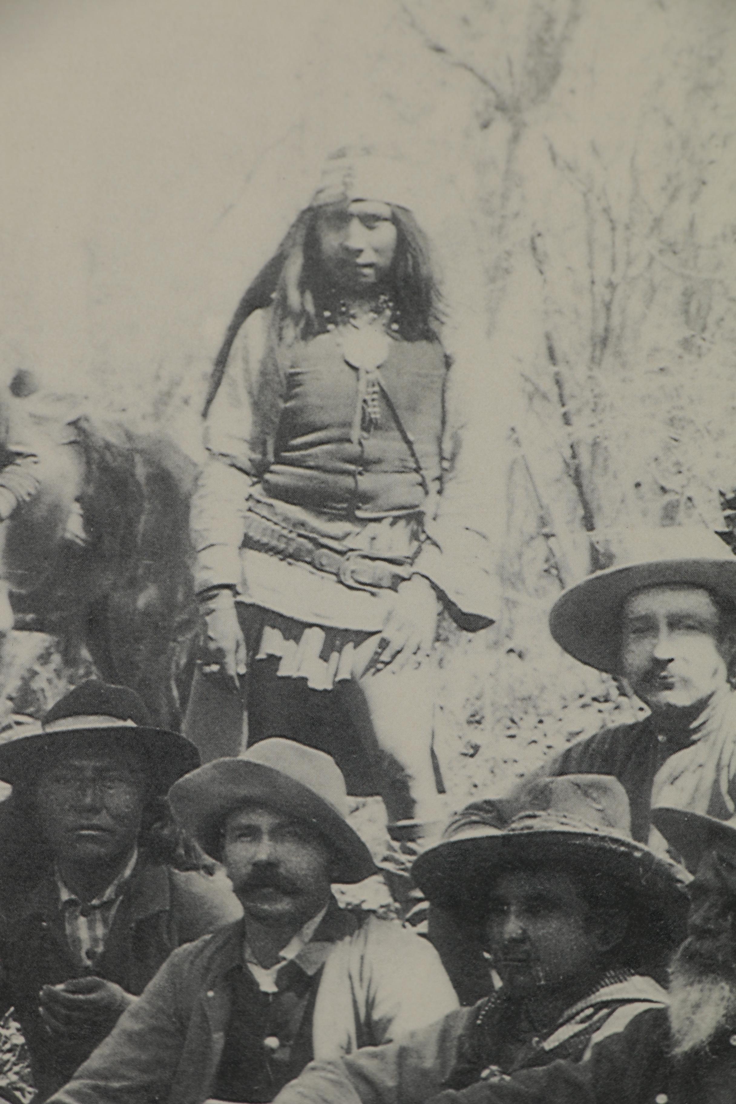 Halftone after Camillus Sidney Fly "Council between General Crook and Geronimo"