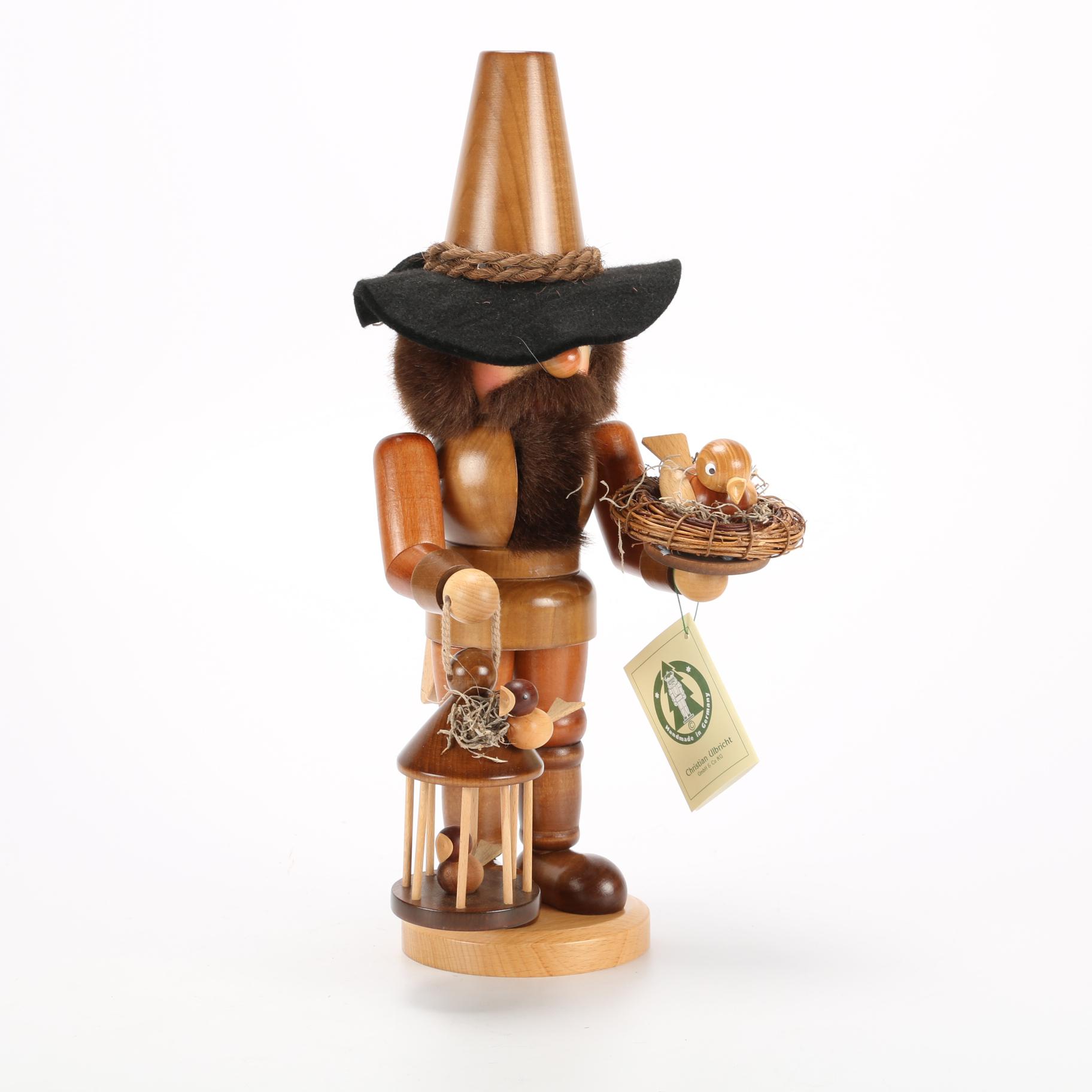 Christian Ulbricht "Bird Keeper" Nutcracker Figure, Contemporary