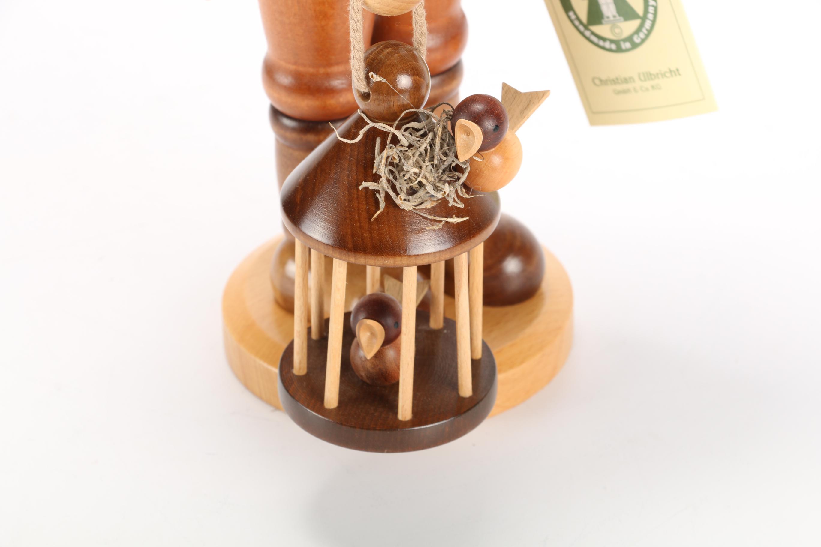 Christian Ulbricht "Bird Keeper" Nutcracker Figure, Contemporary