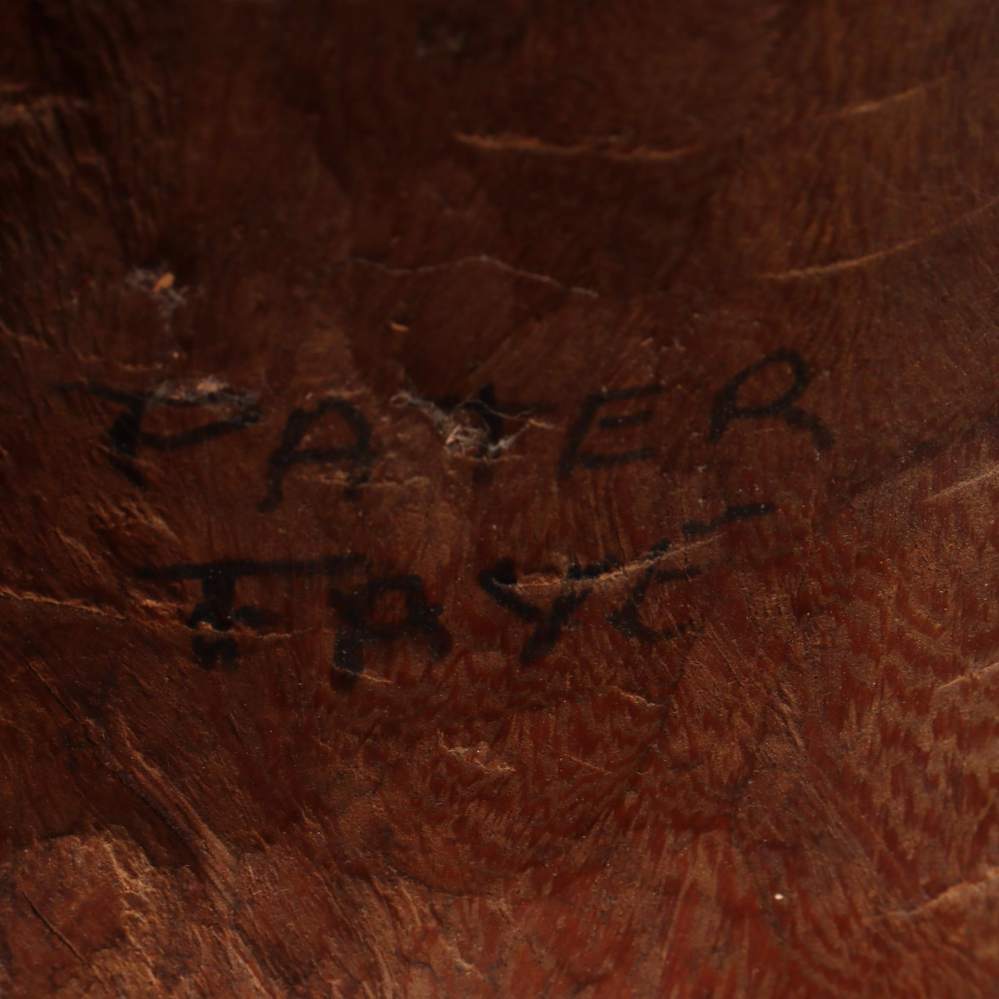 African Carved Wood Drum