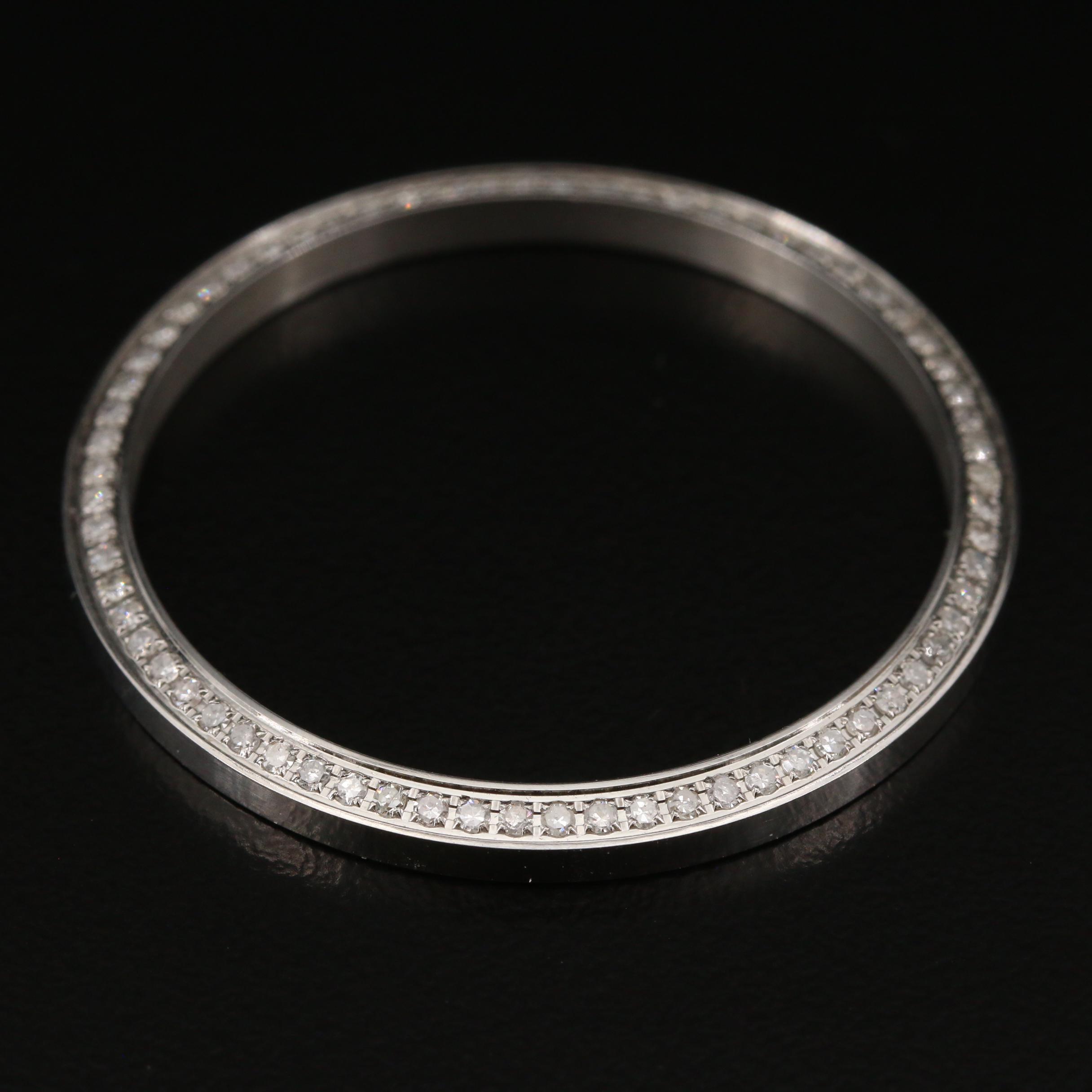 Aftermarket Stainless Steel Diamond Bezel for 36 mm Rolex