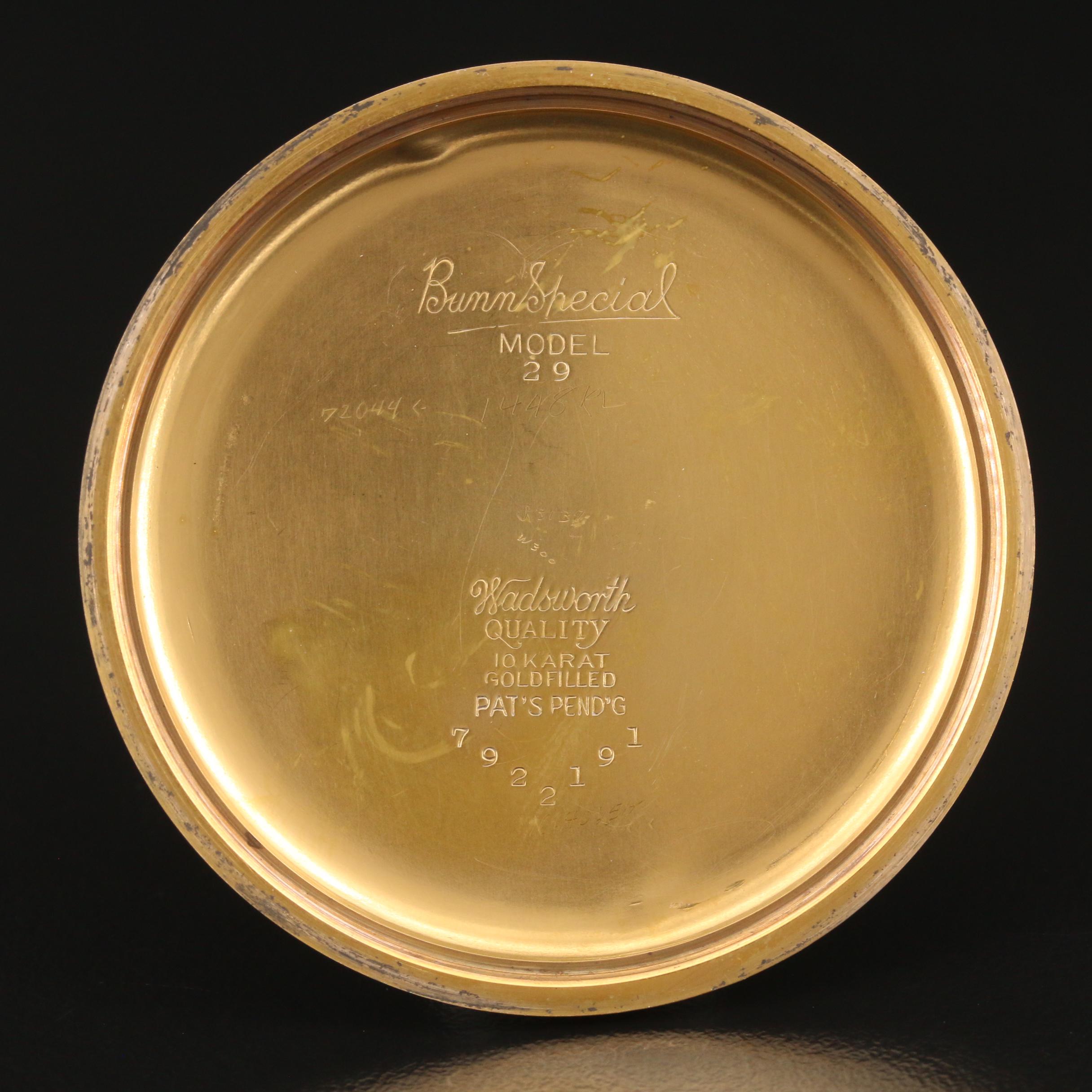 1912 Illinois Railroad Grade 10K Gold Filled Pocket Watch