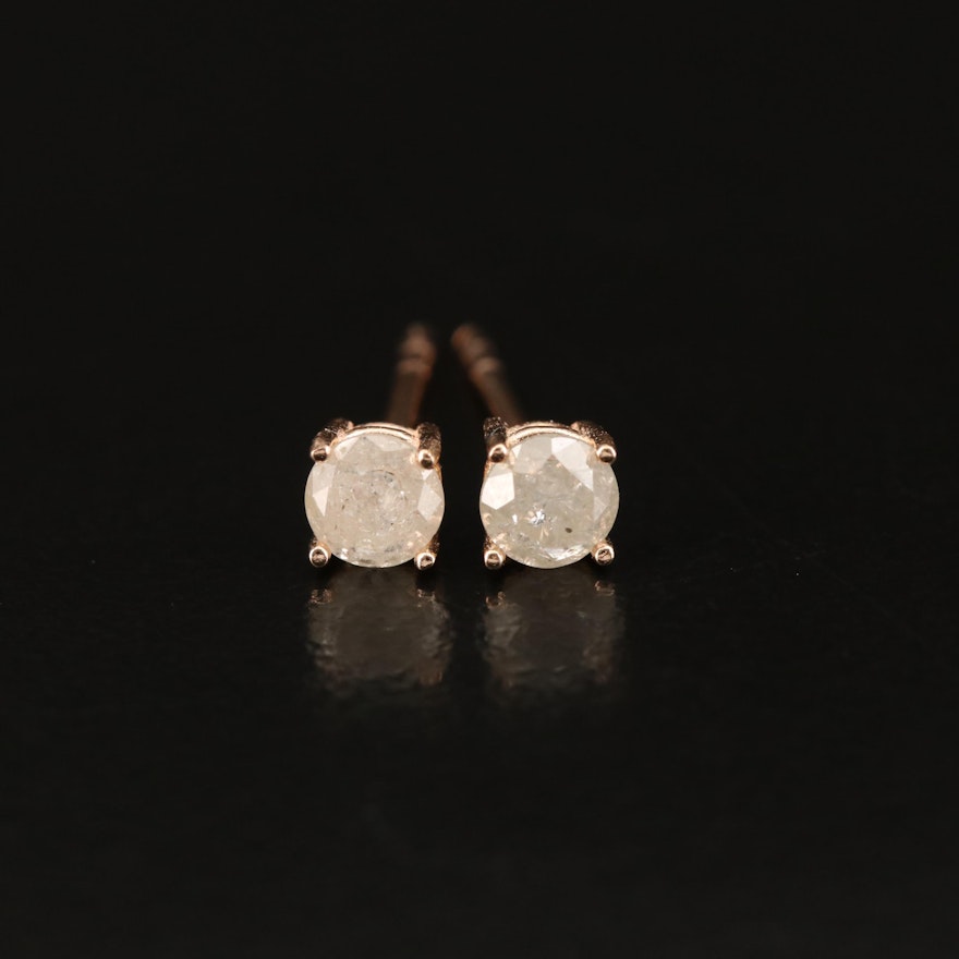 14K 0.35 CTW Diamond Stud Earrings