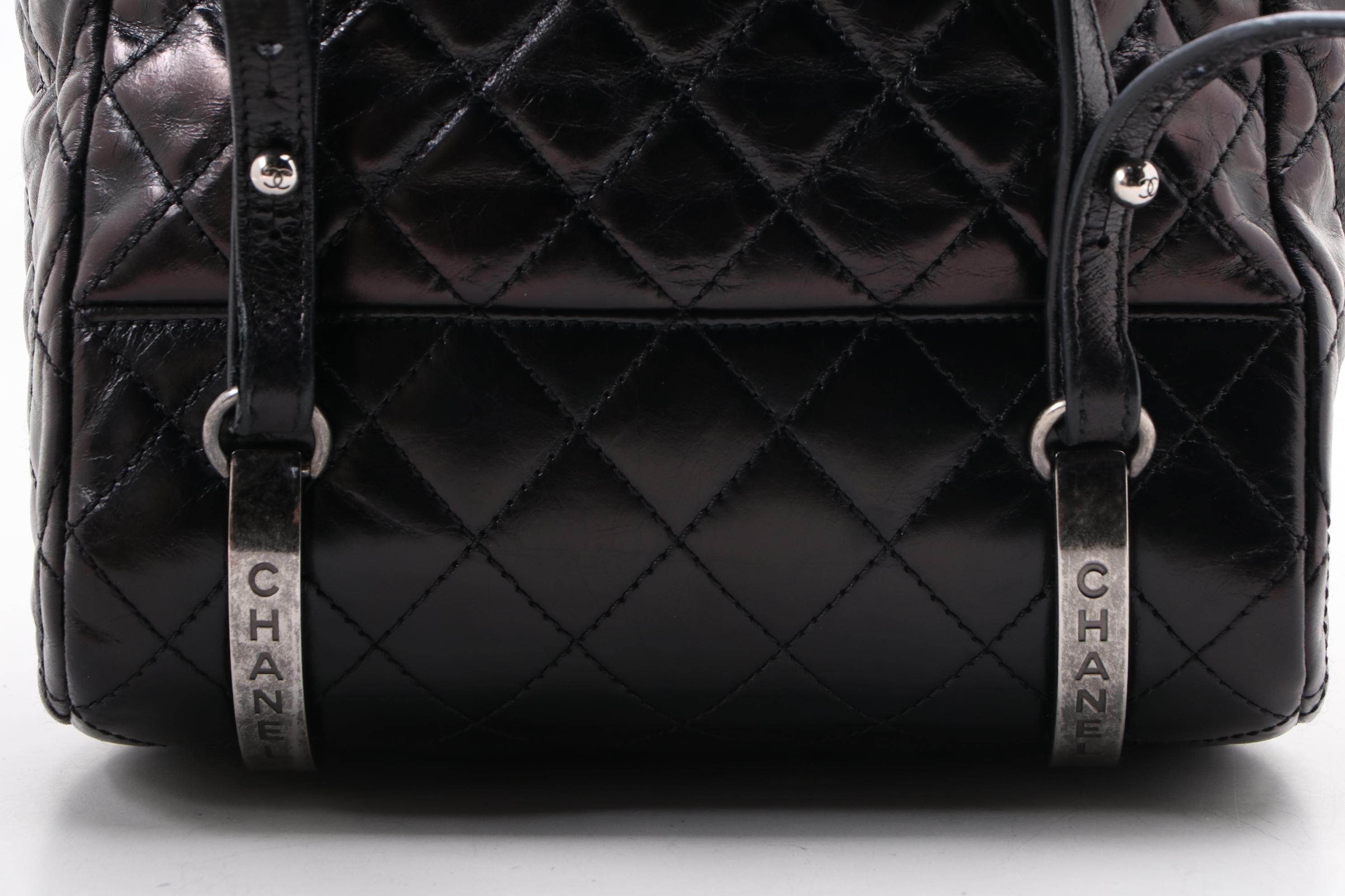 Chanel Quilted Salzburg Mountain Backpack in Crinkle Calfskin Leather