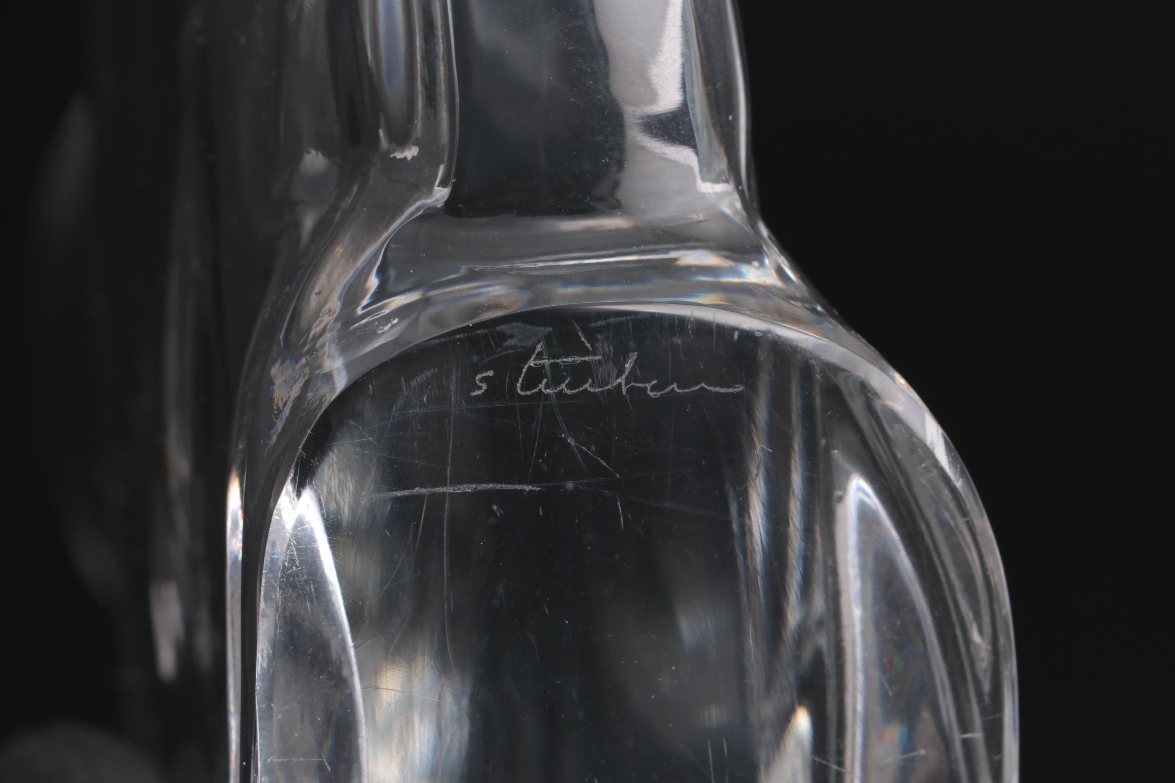 Steuben "Fish" Art Glass Figurines Designed by Carder and Waugh, 1940s