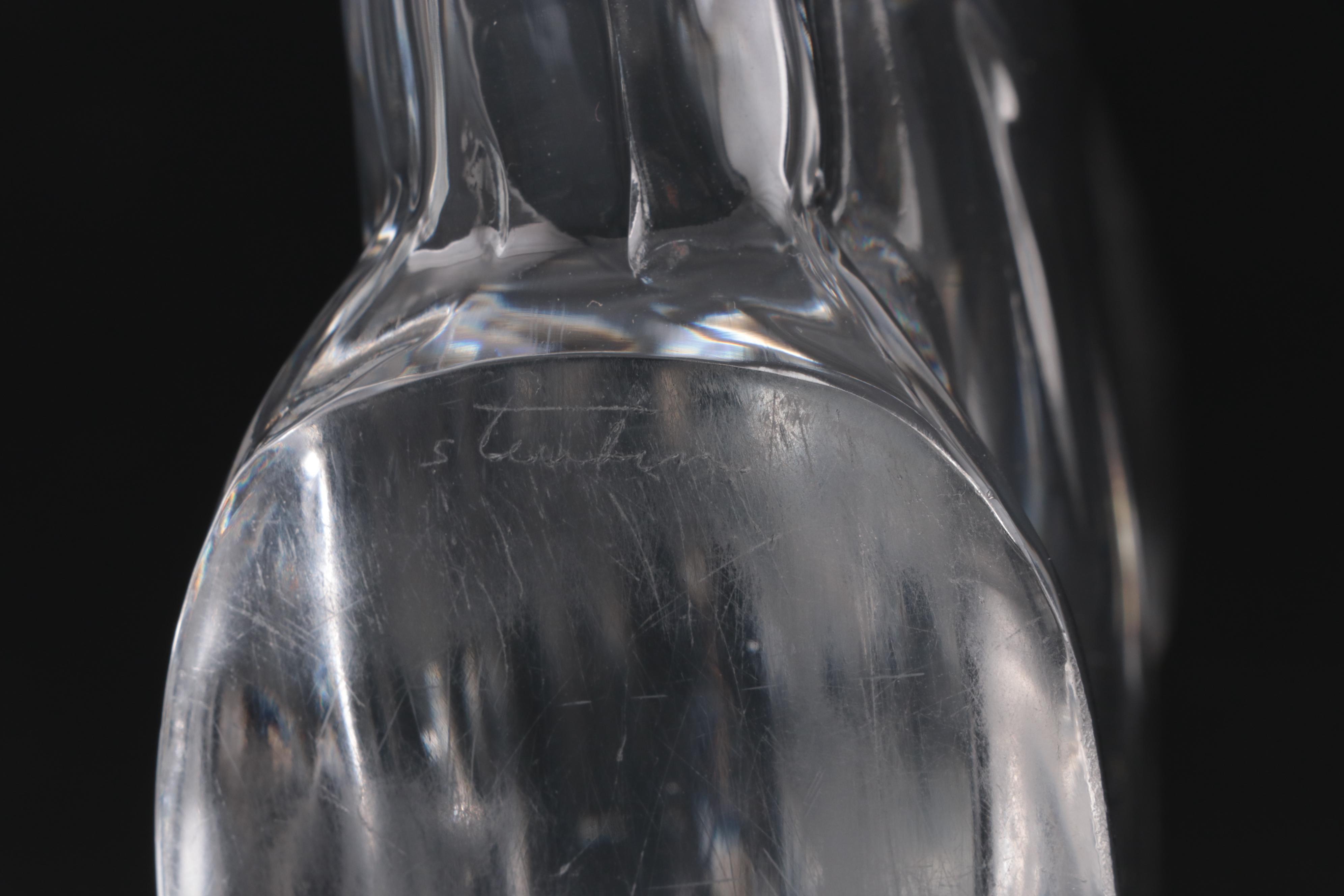 Steuben "Fish" Art Glass Figurines Designed by Carder and Waugh, 1940s