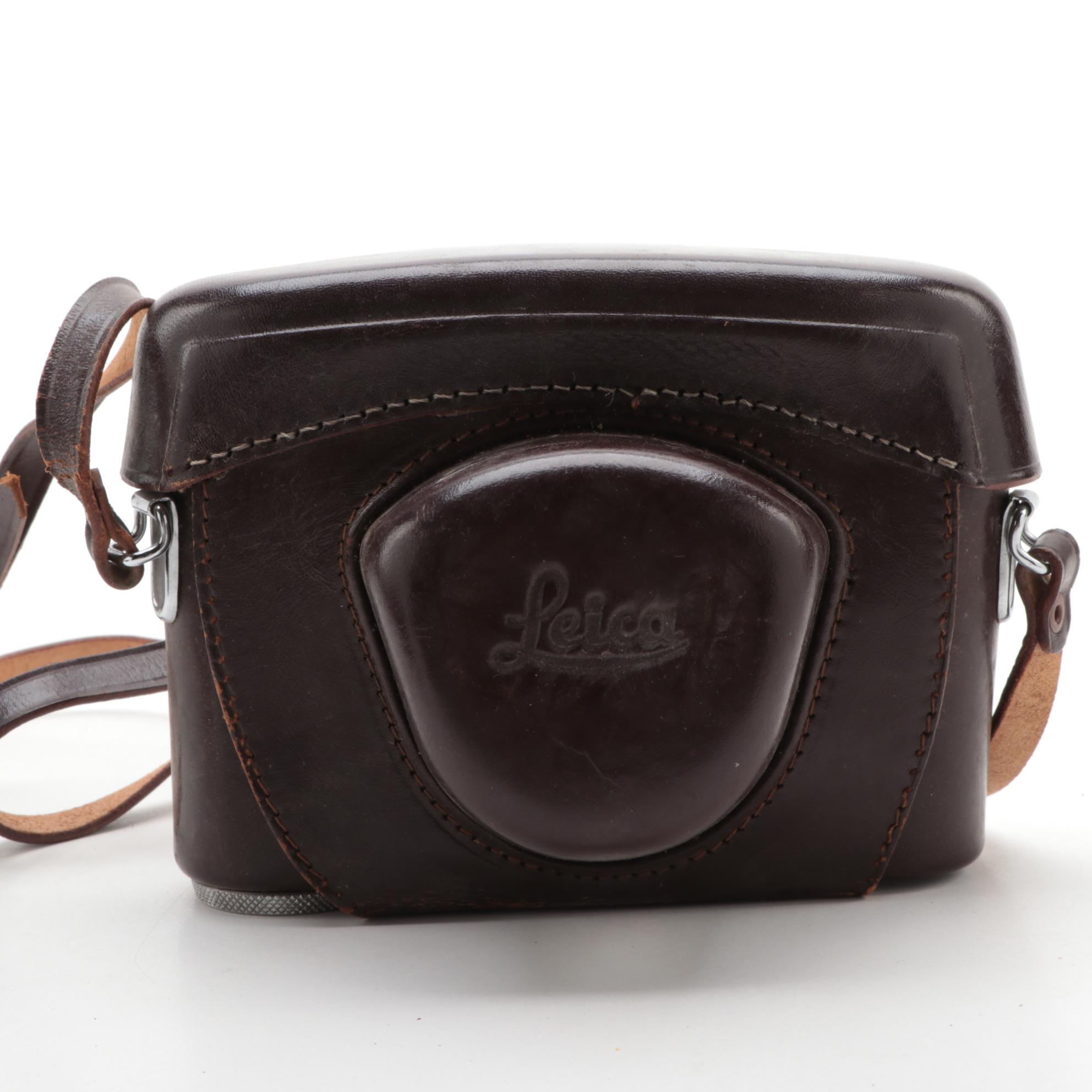 Collection of Leica Leather Camera Cases