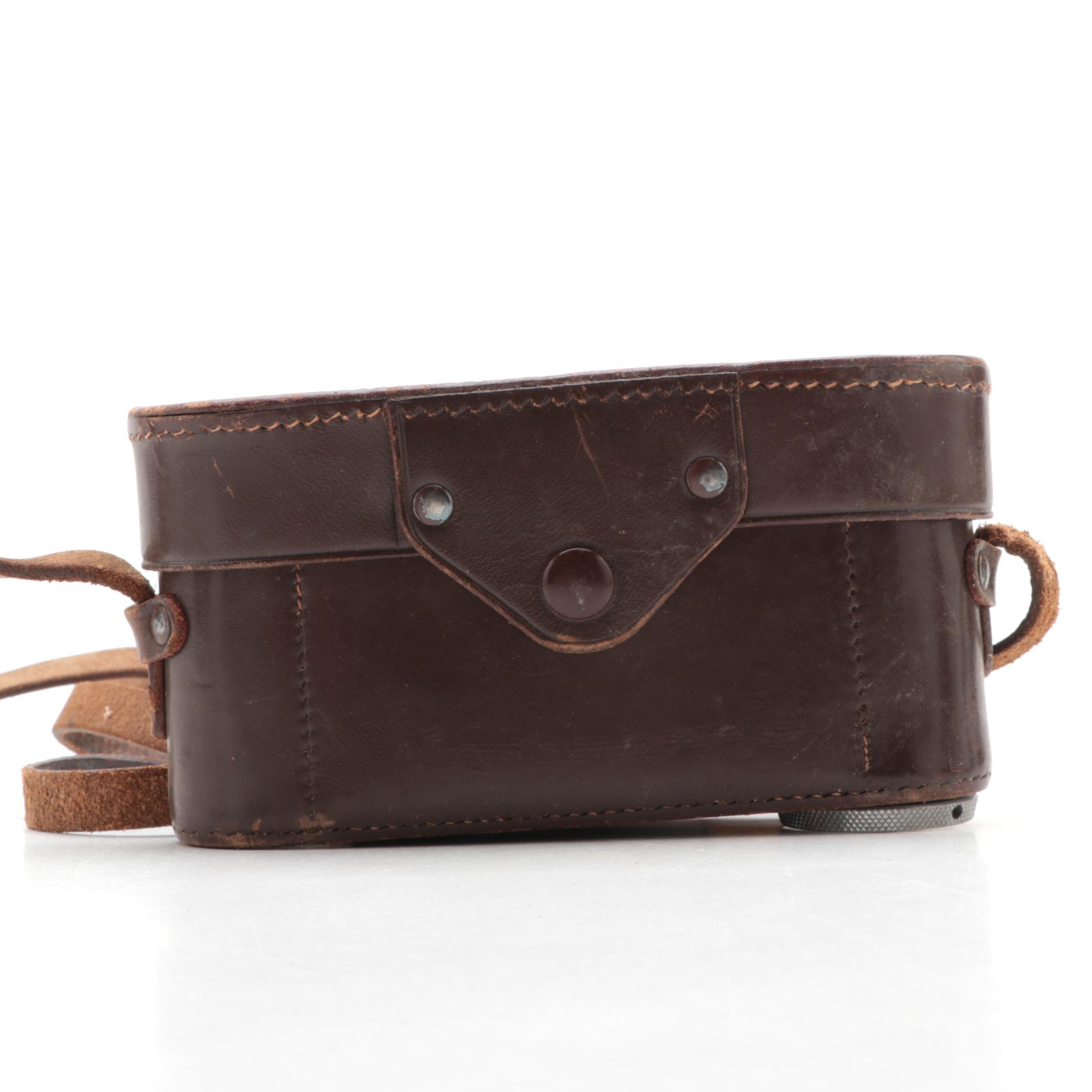 Collection of Leica Leather Camera Cases