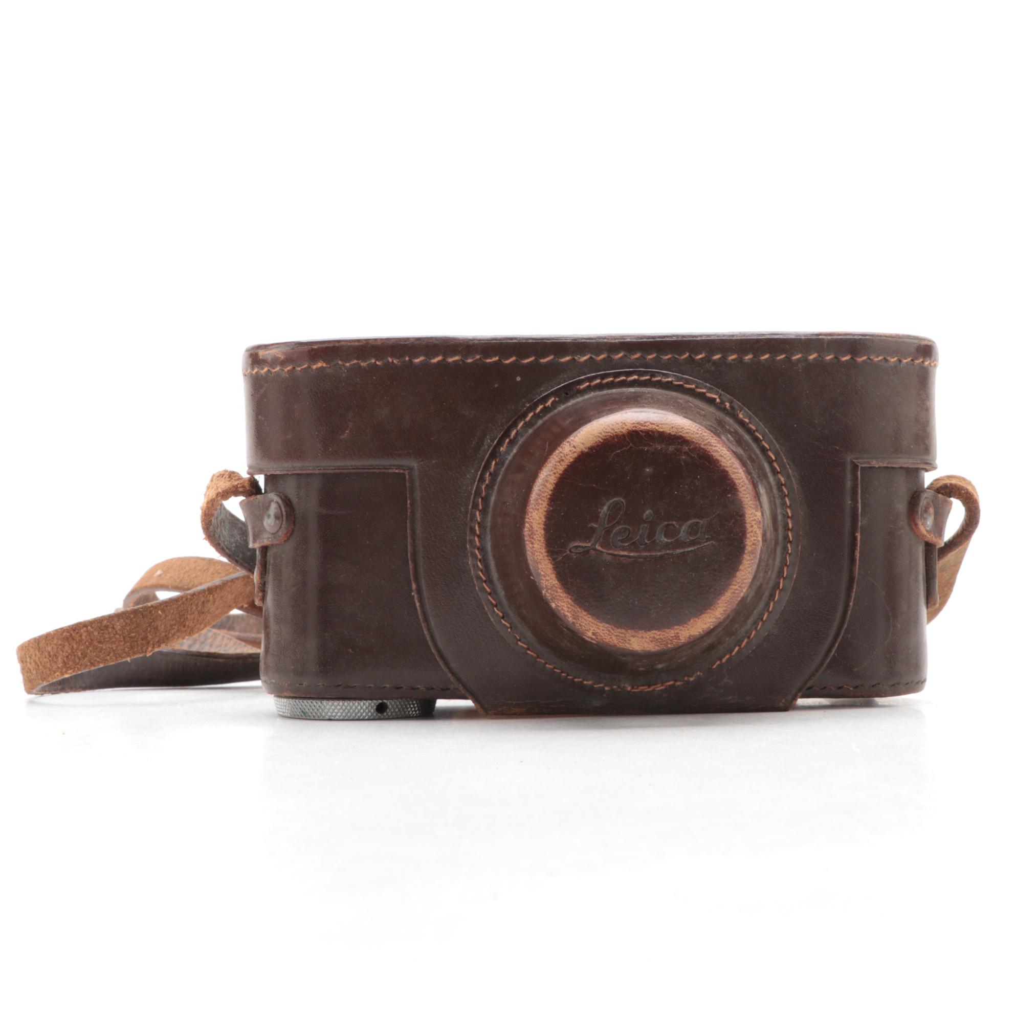 Collection of Leica Leather Camera Cases