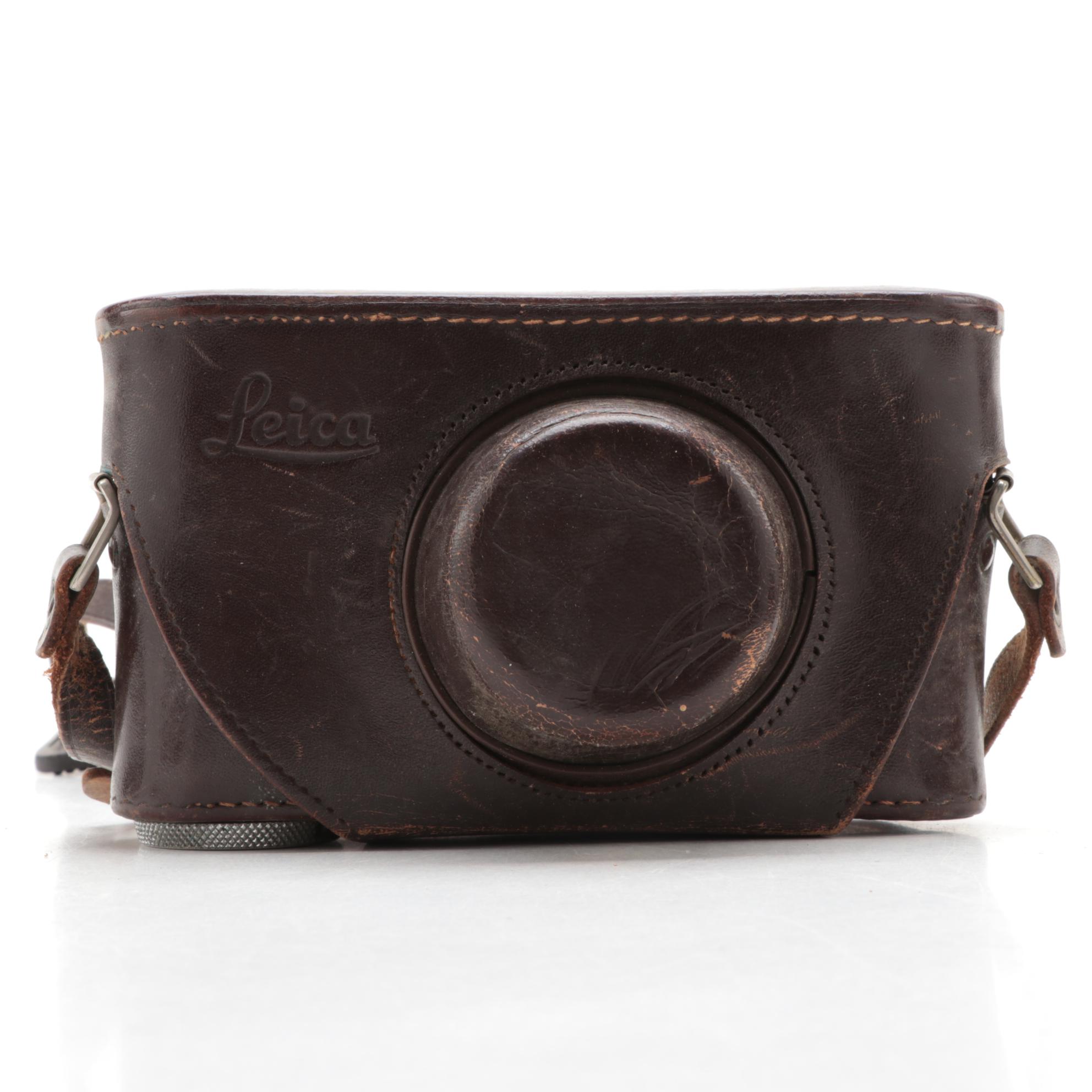 Collection of Leica Leather Camera Cases