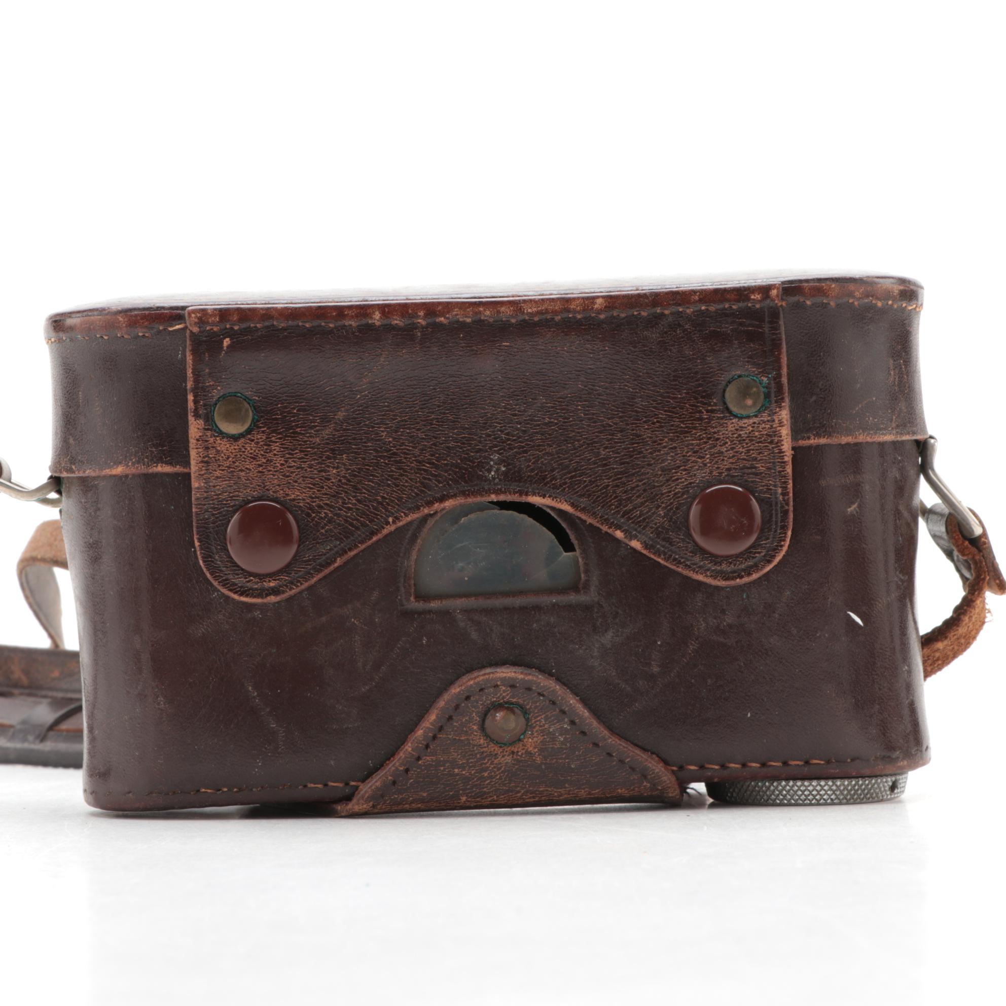 Collection of Leica Leather Camera Cases