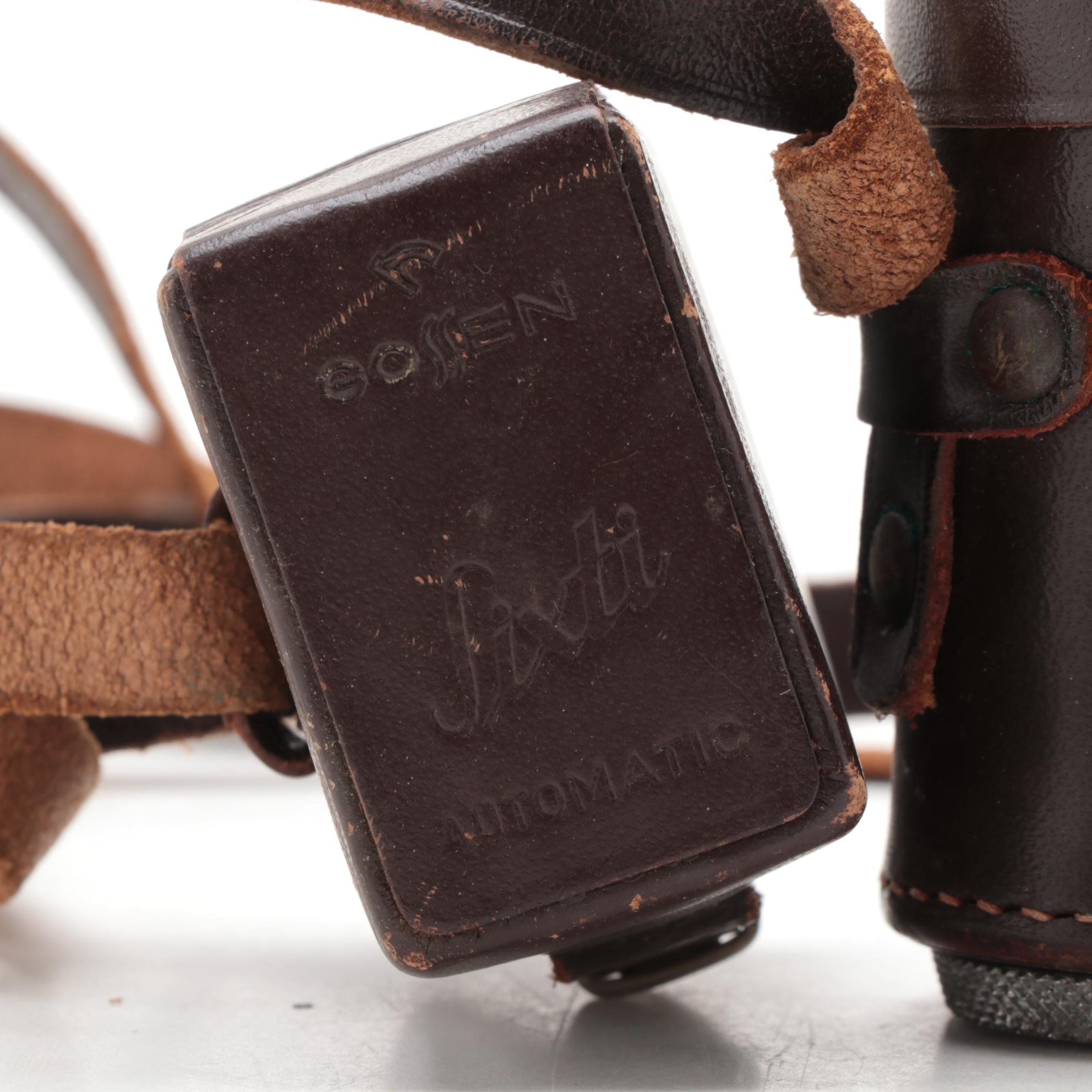 Collection of Leica Leather Camera Cases