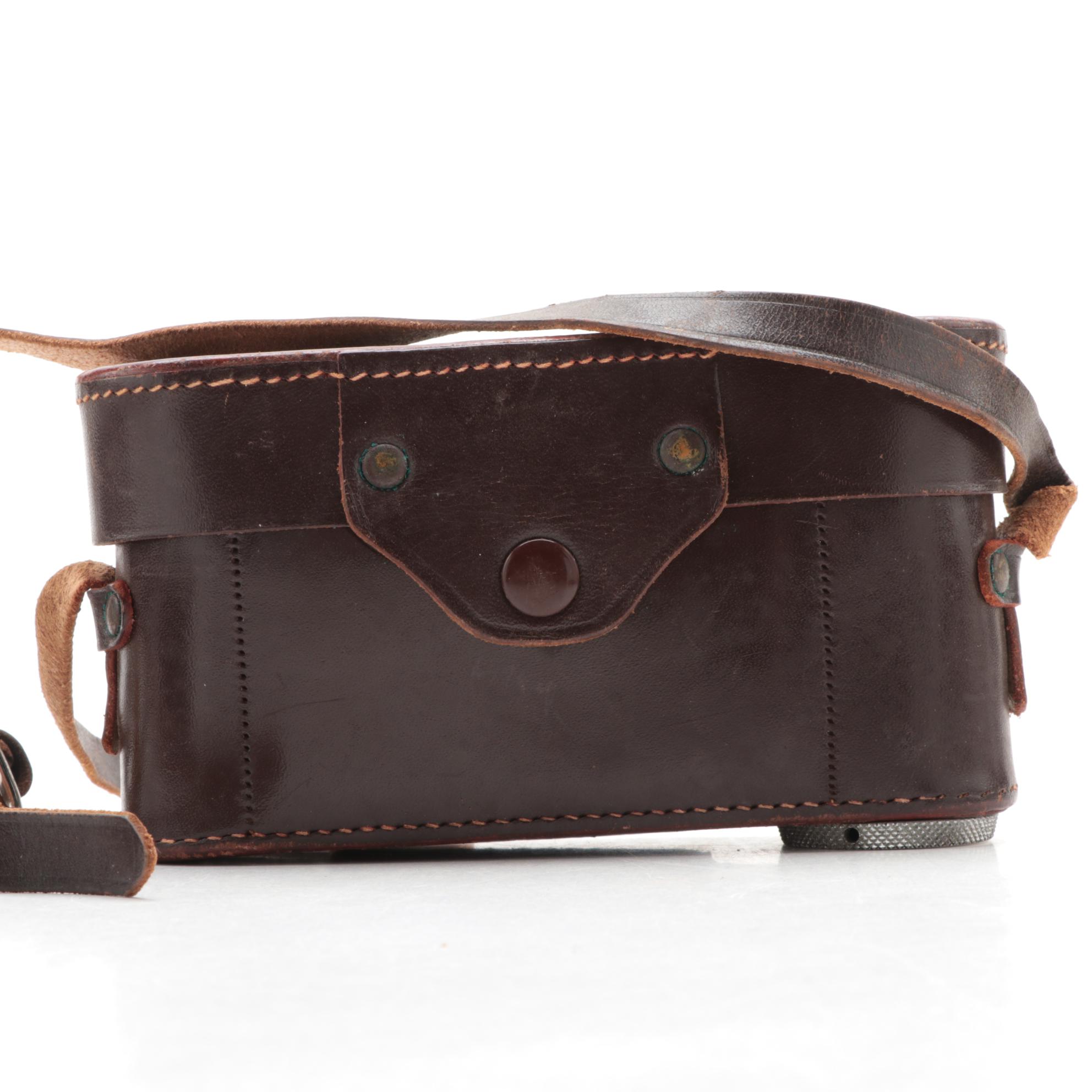 Collection of Leica Leather Camera Cases