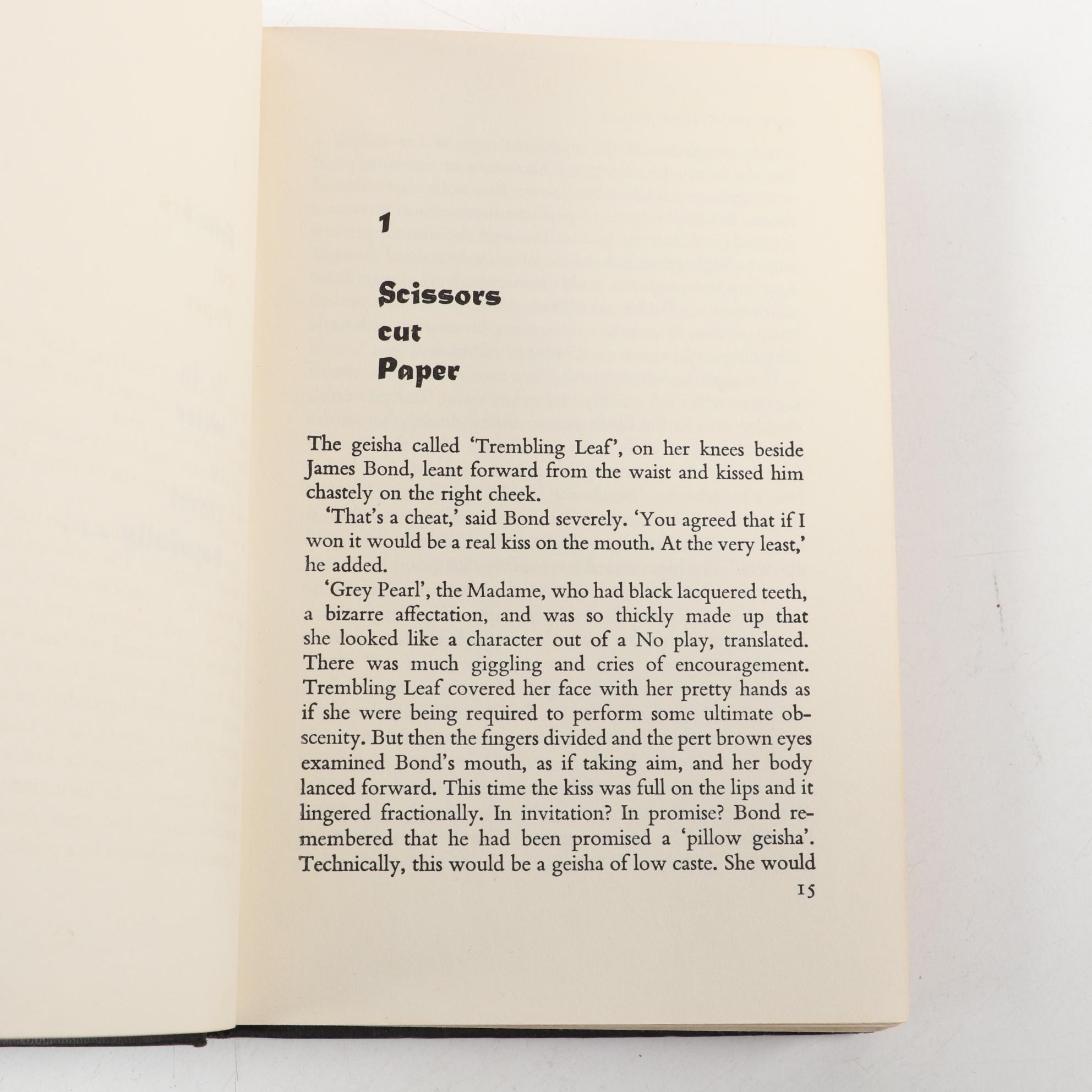 Early UK Edition "You Only Live Twice" by Ian Fleming, 1964