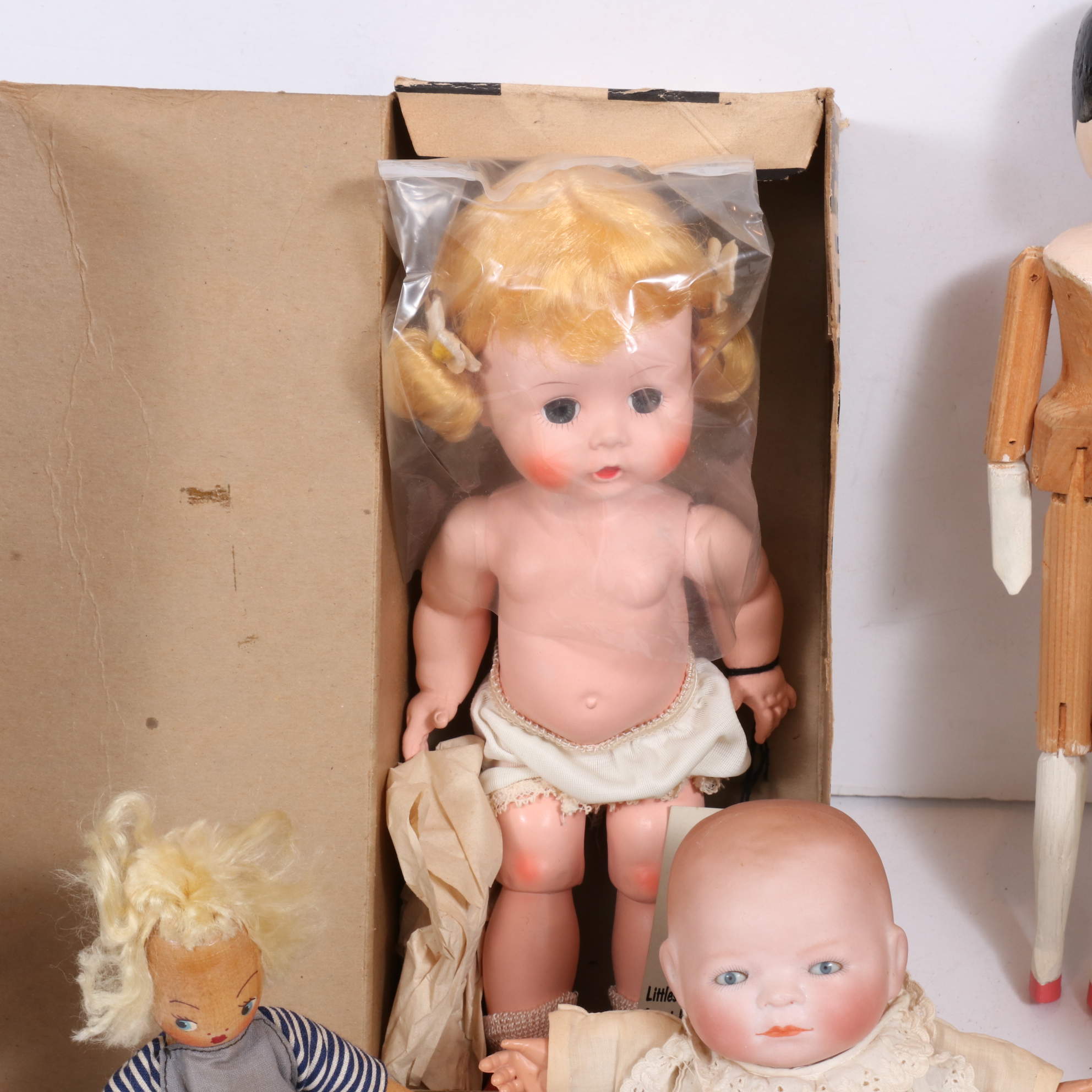 Littlest Angel Doll, Babes-Bee Rubber Doll and More Dolls, Mid-20th Century