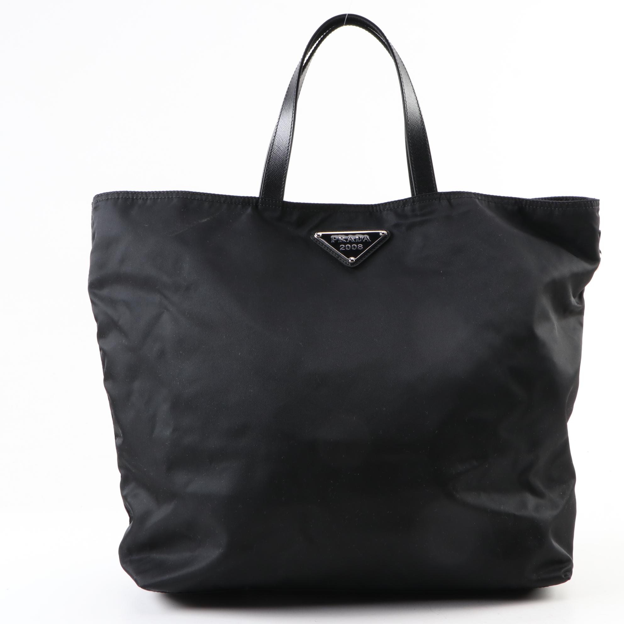 Prada Olympic Basketball Bear Tote in Tessuto Nylon
