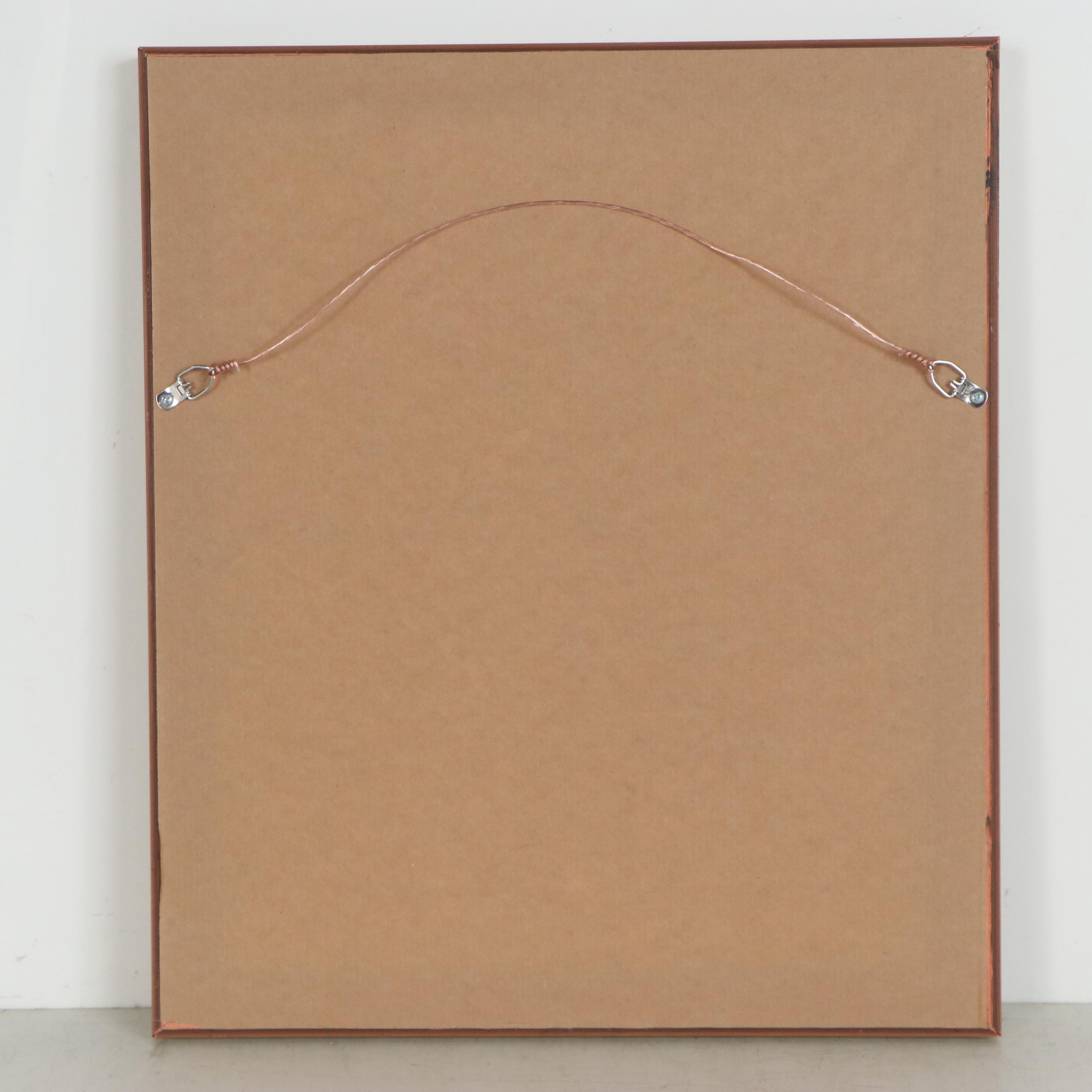 Wax Engraving Railroad Map of Florida, 1900