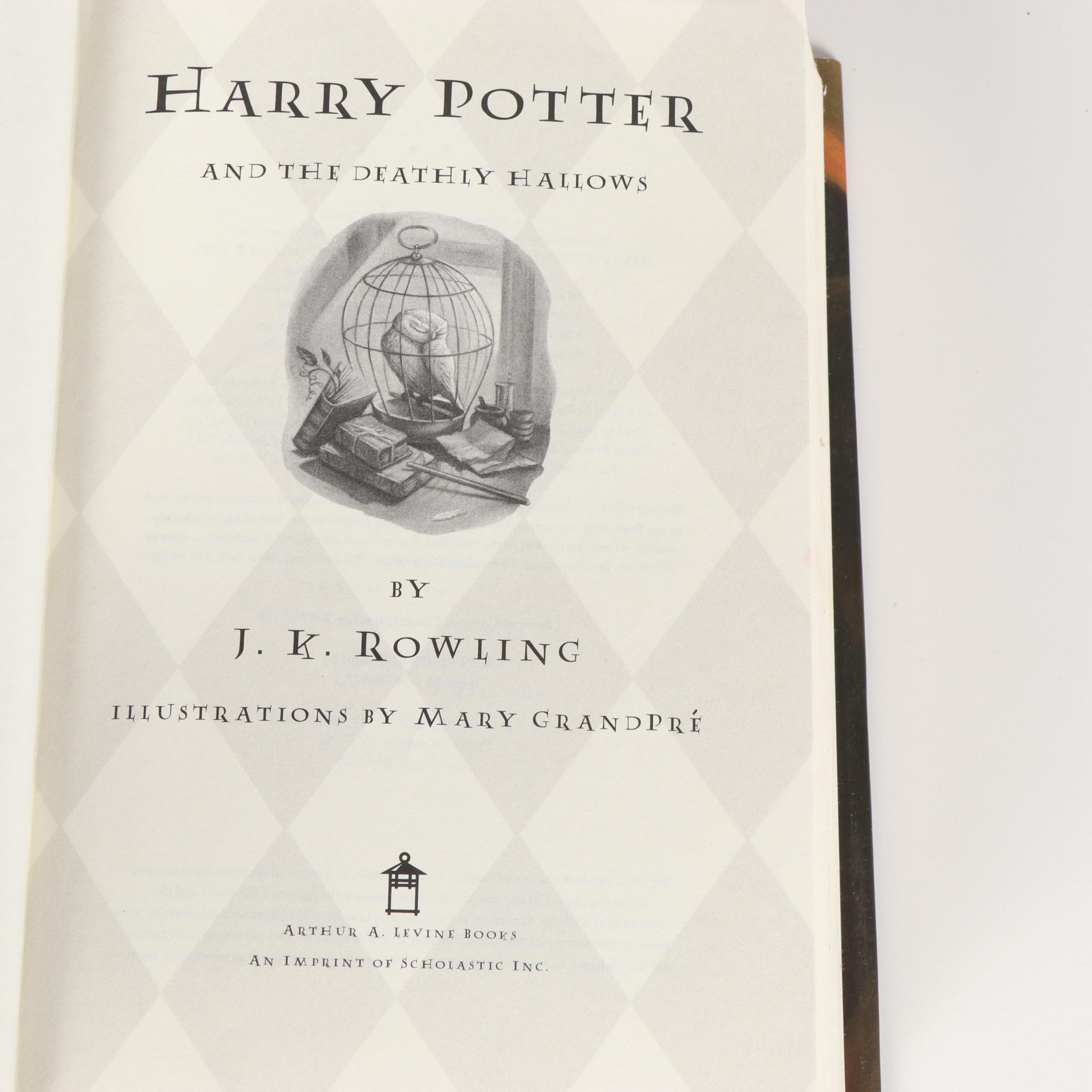 Complete First American Edition "Harry Potter" Series by J. K. Rowling