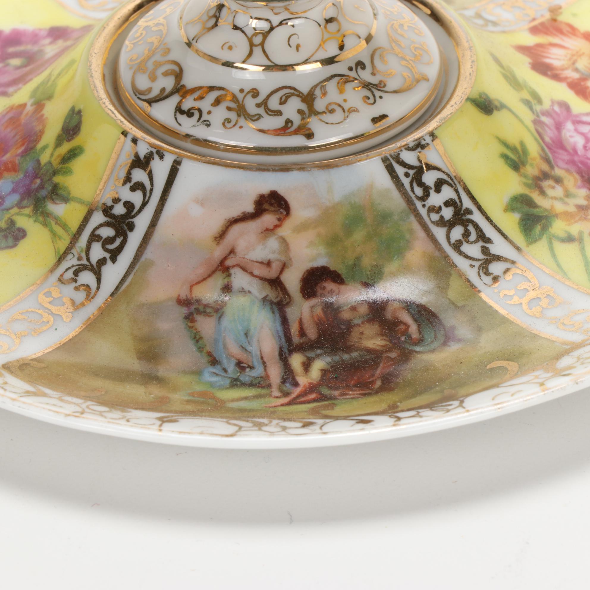 Rosenthal, Meissen, and More Bone China Teacups with Saucers, Vintage