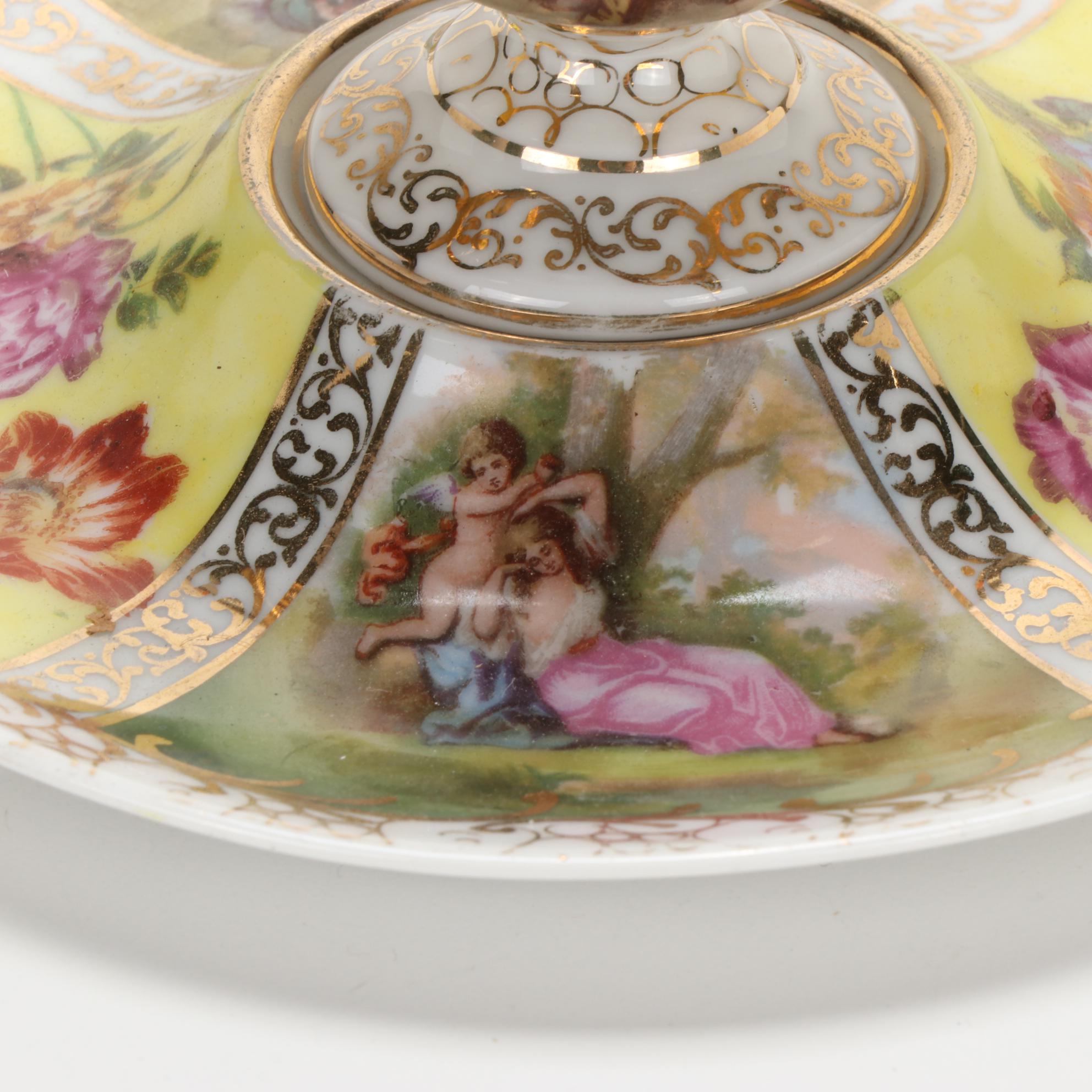 Rosenthal, Meissen, and More Bone China Teacups with Saucers, Vintage