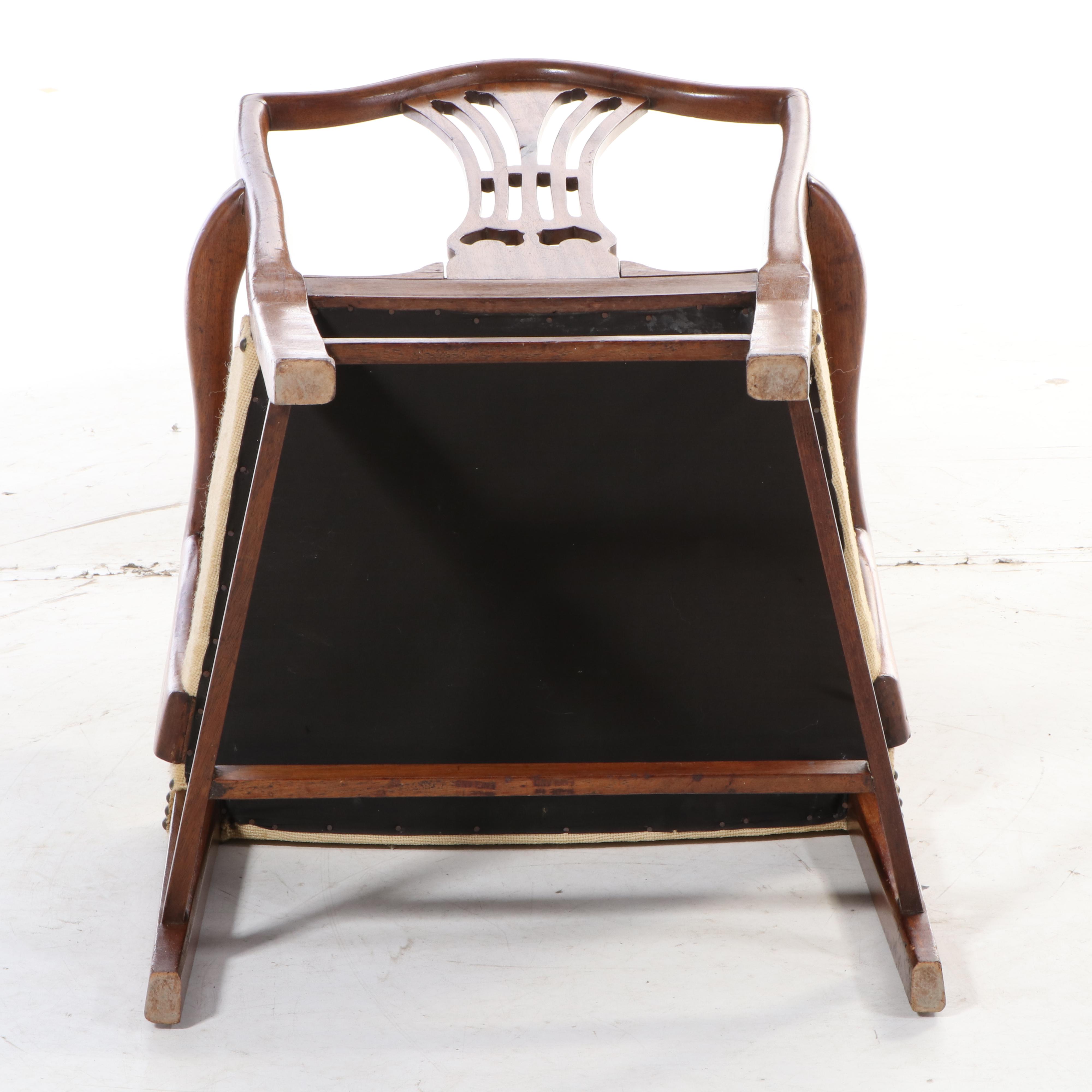 Hepplewhite Style Mahogany Dining Chairs, Mid 20th Century