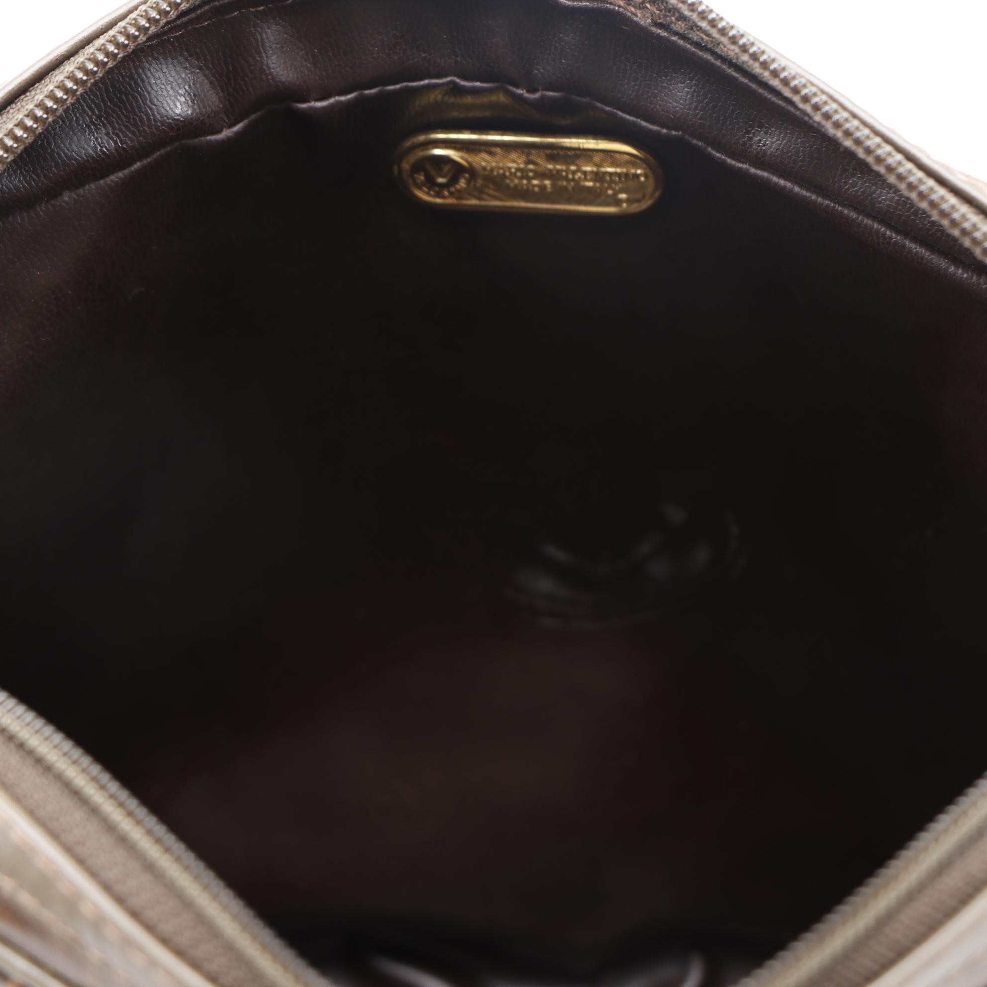 Valentino Toiletry Bag and Accessory Pouch in Signature Monogram Vinyl