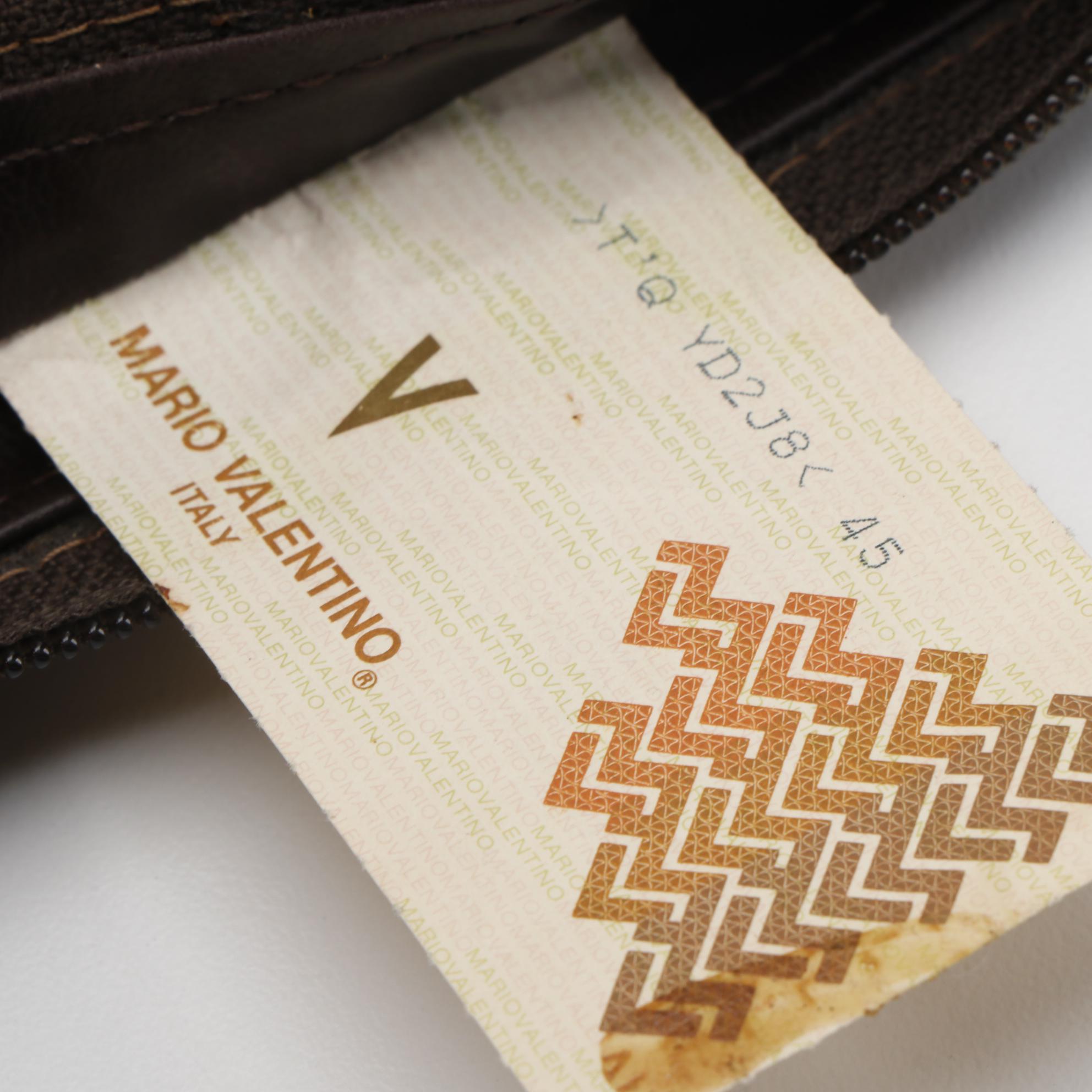 Valentino Toiletry Bag and Accessory Pouch in Signature Monogram Vinyl