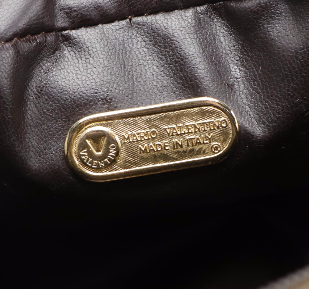 Valentino Toiletry Bag and Accessory Pouch in Signature Monogram Vinyl