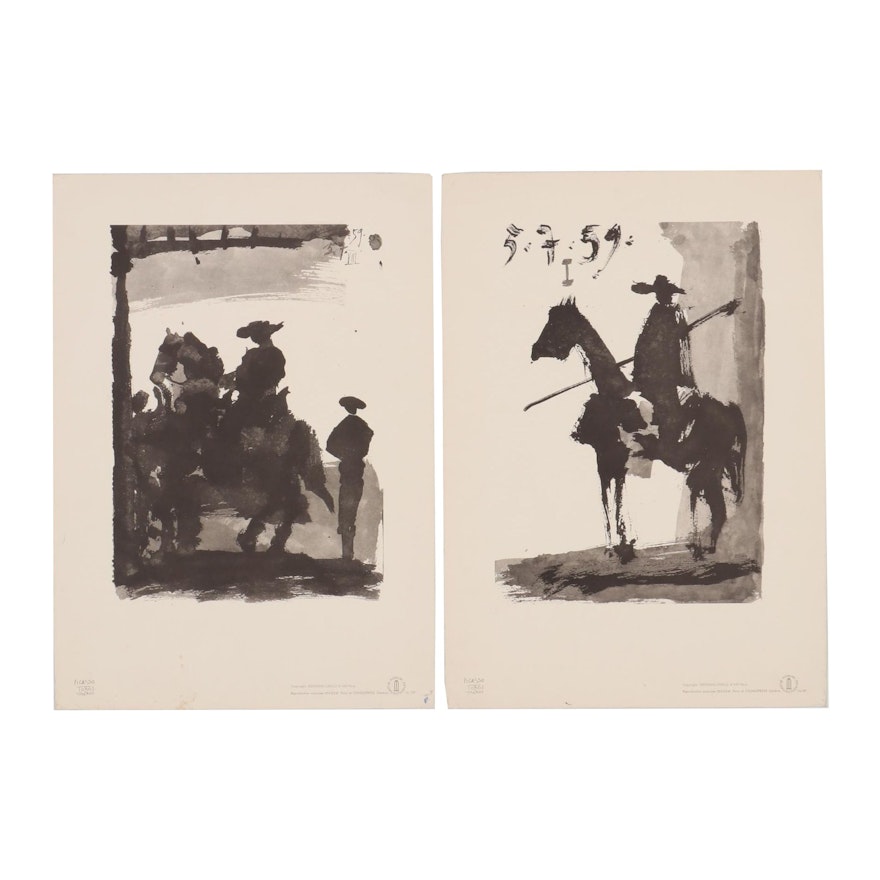 Offset Lithographs after Pablo Picasso from "Toros y Toreros"