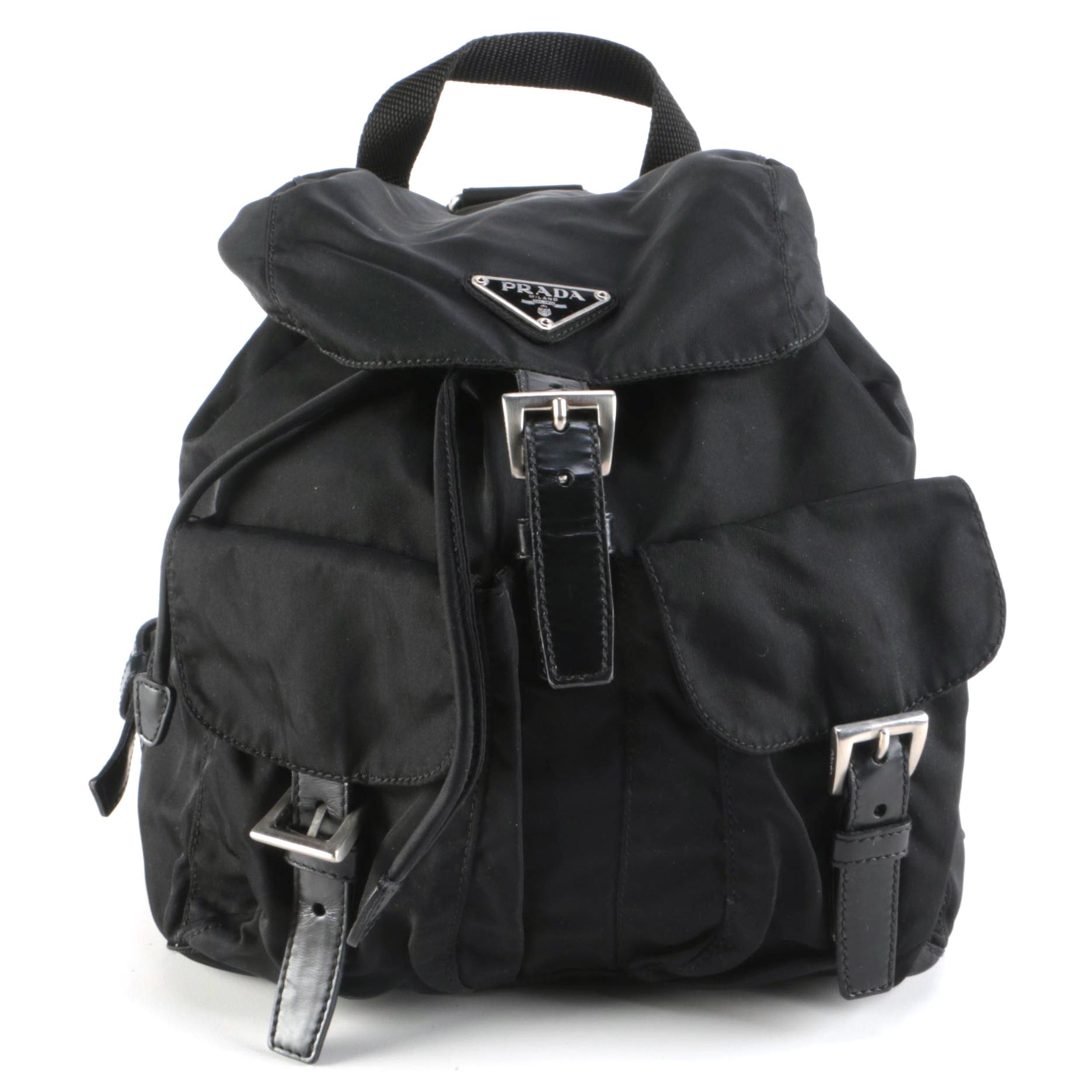 Prada Tessuto Nylon Mini Drawstring Backpack