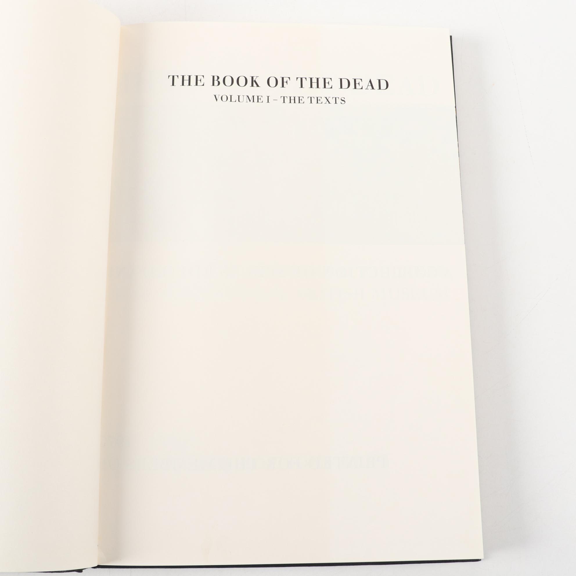 Limited Editions Club "The Book of the Dead" Two-Volume Set, 1972