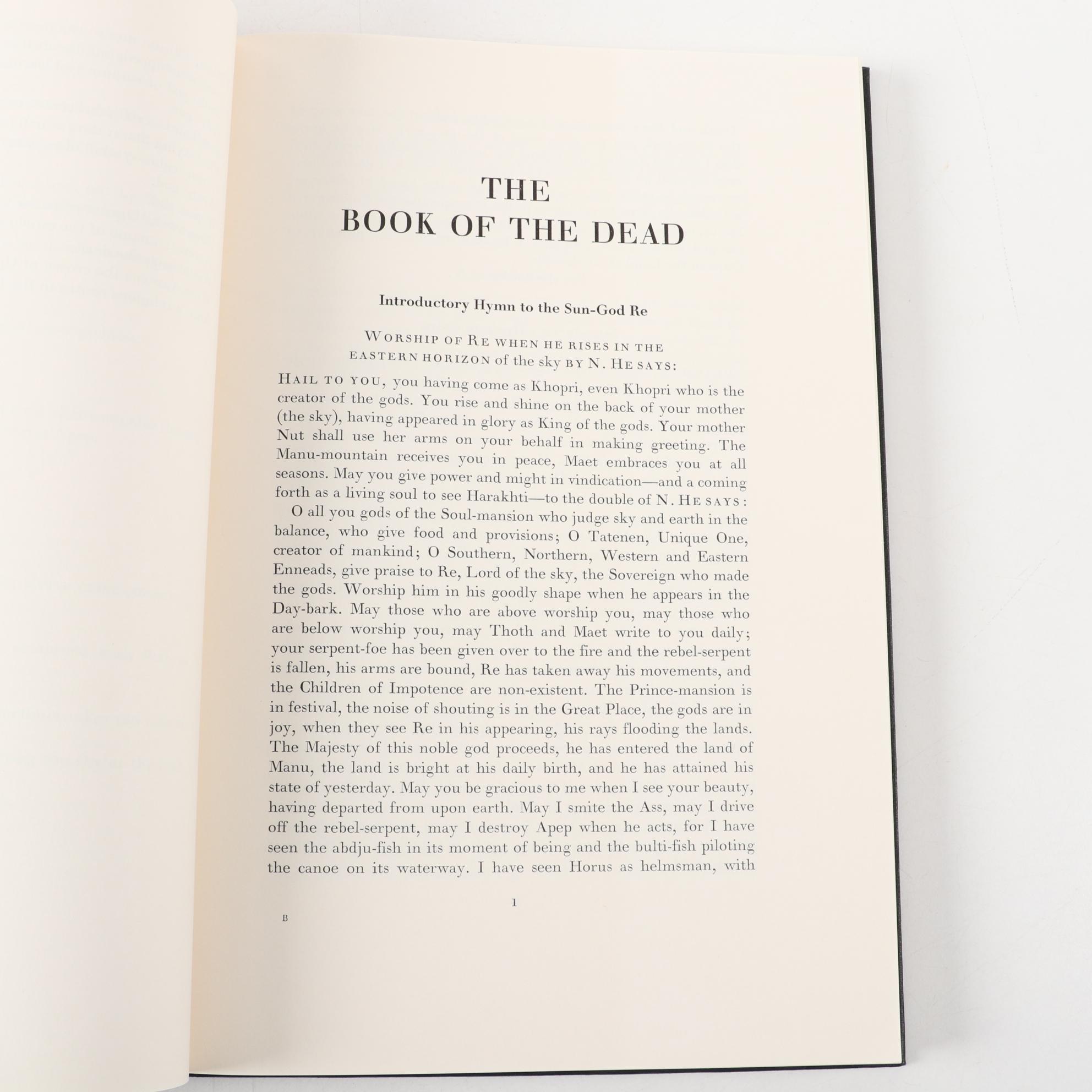 Limited Editions Club "The Book of the Dead" Two-Volume Set, 1972