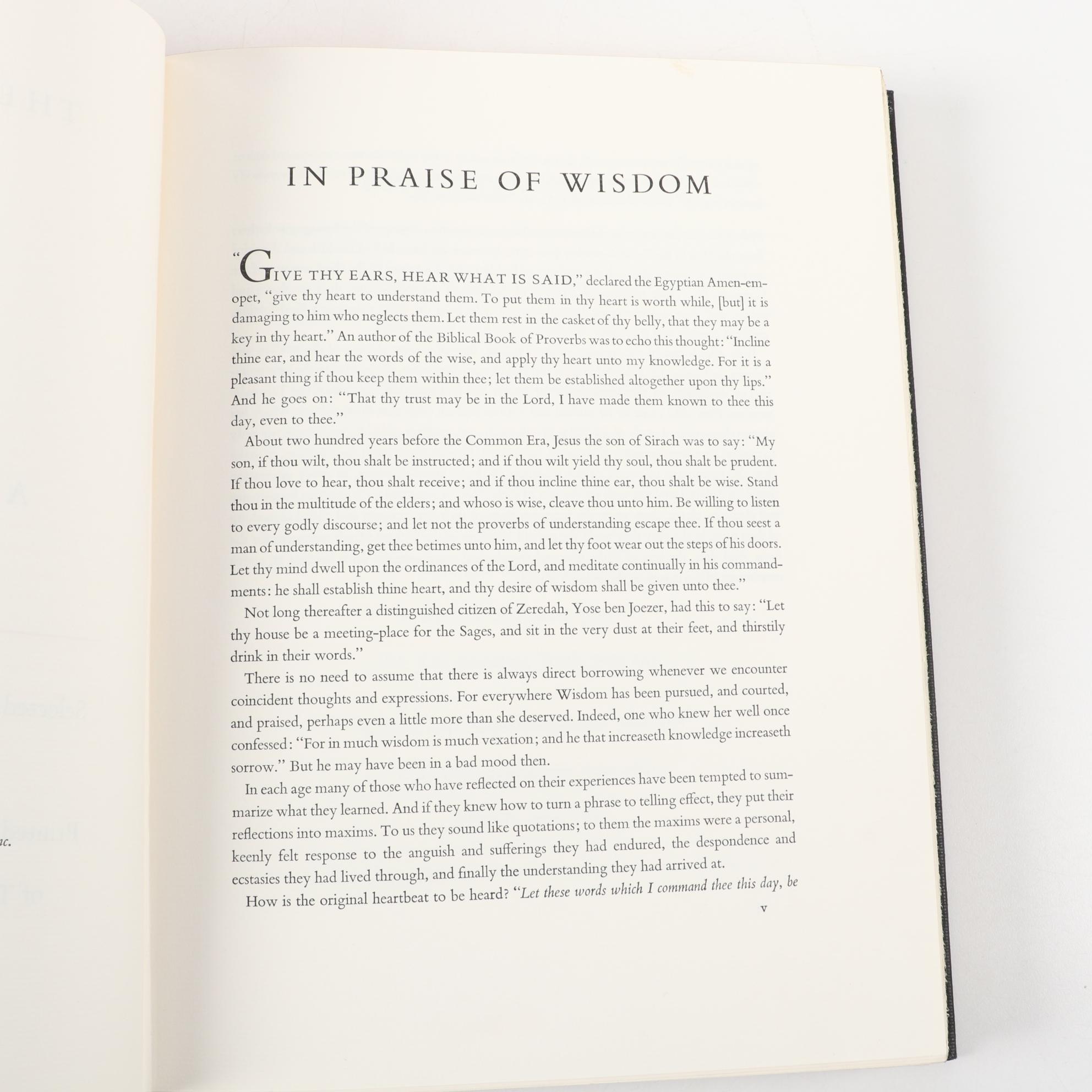 Signed Limited Editions Club "The Living Talmud" Edited by Judah Goldin, 1960