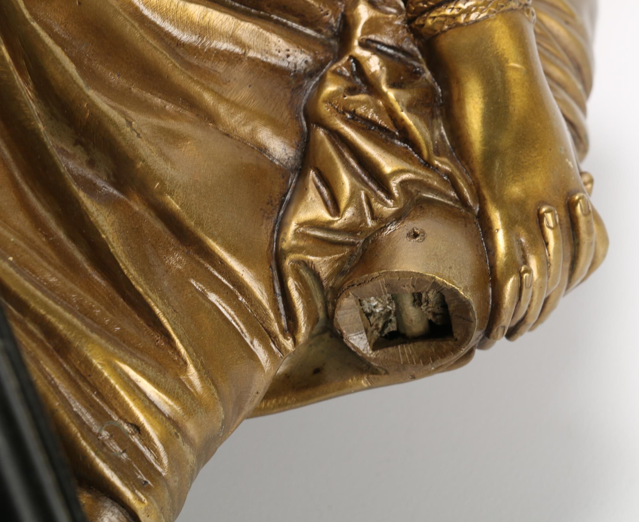 Bronze Sculpture after James Pradier of Seated Sappho, Mid to Late 20th Century