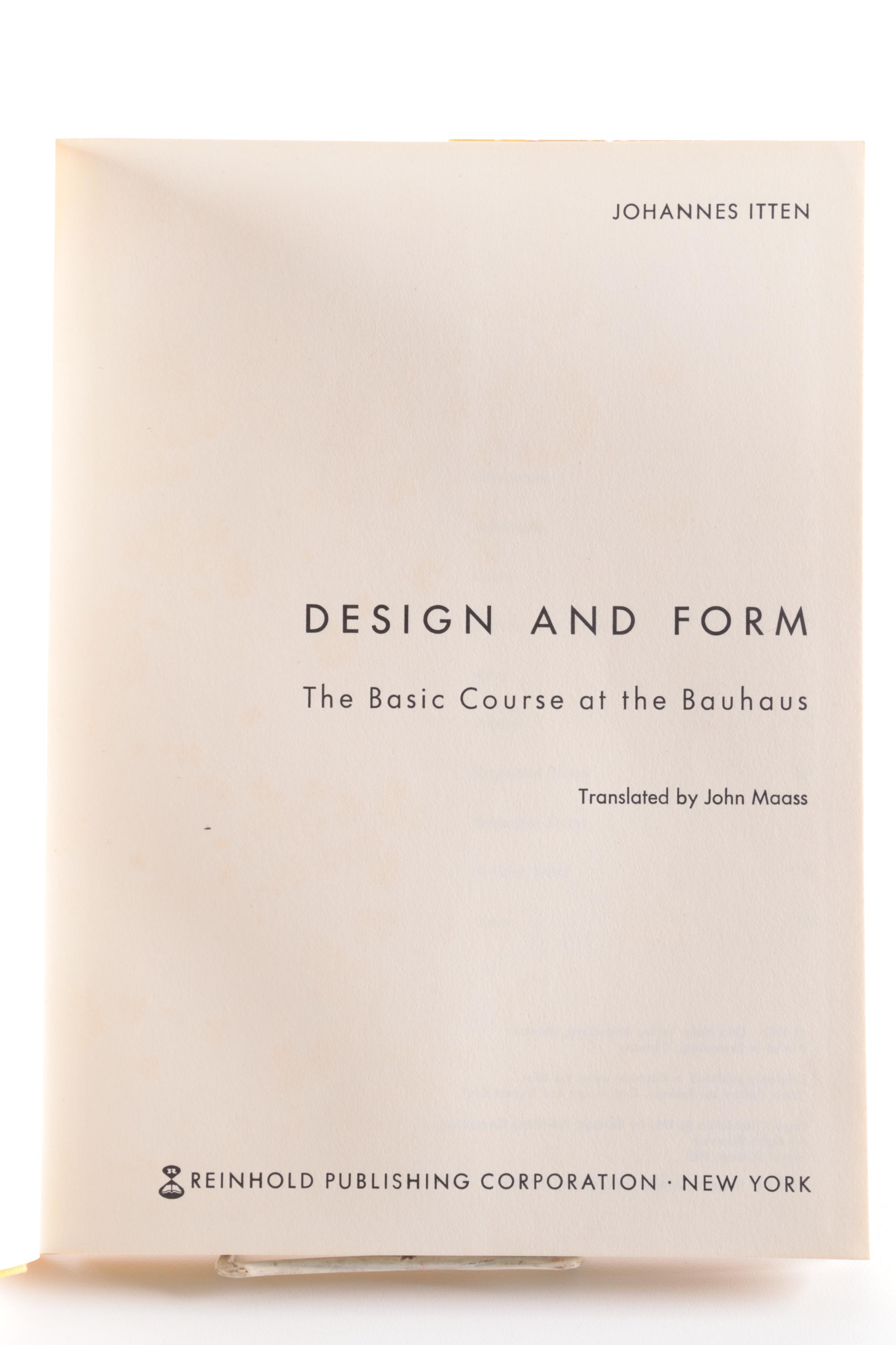 "Spanish Glass" Edited by O. Mikhailova with "Design and Form" by Johannes Itten