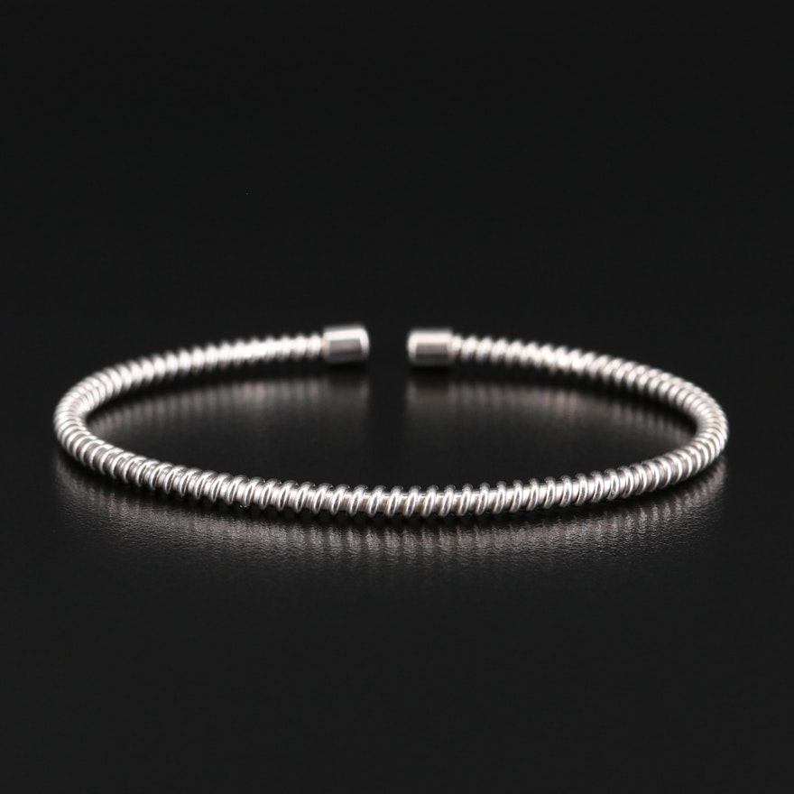 Sterling Silver Twisted Cuff