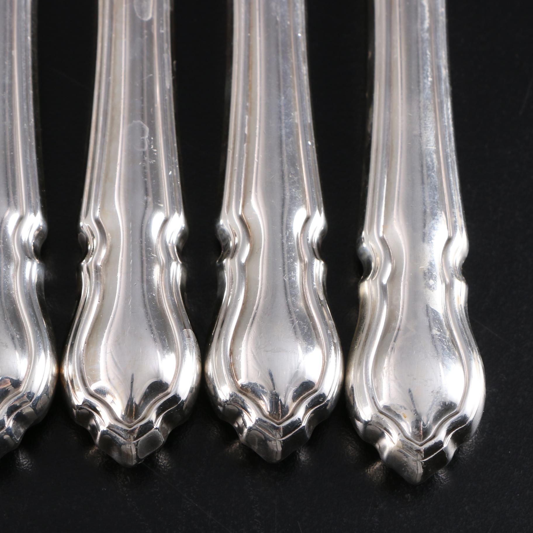 John Osborne of Sheffield England Silver Plate Flatware Set with Chest