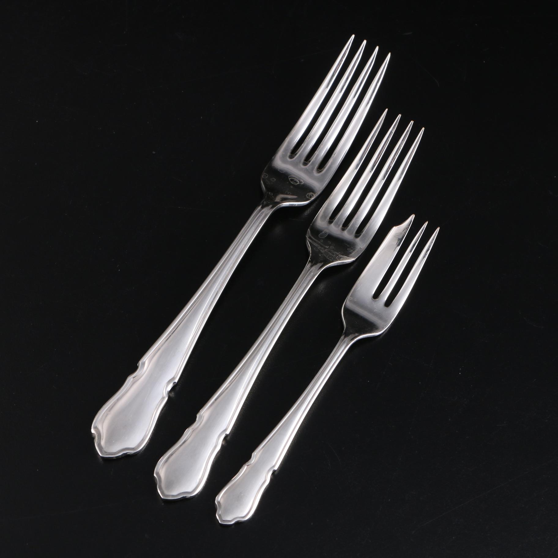 John Osborne of Sheffield England Silver Plate Flatware Set with Chest