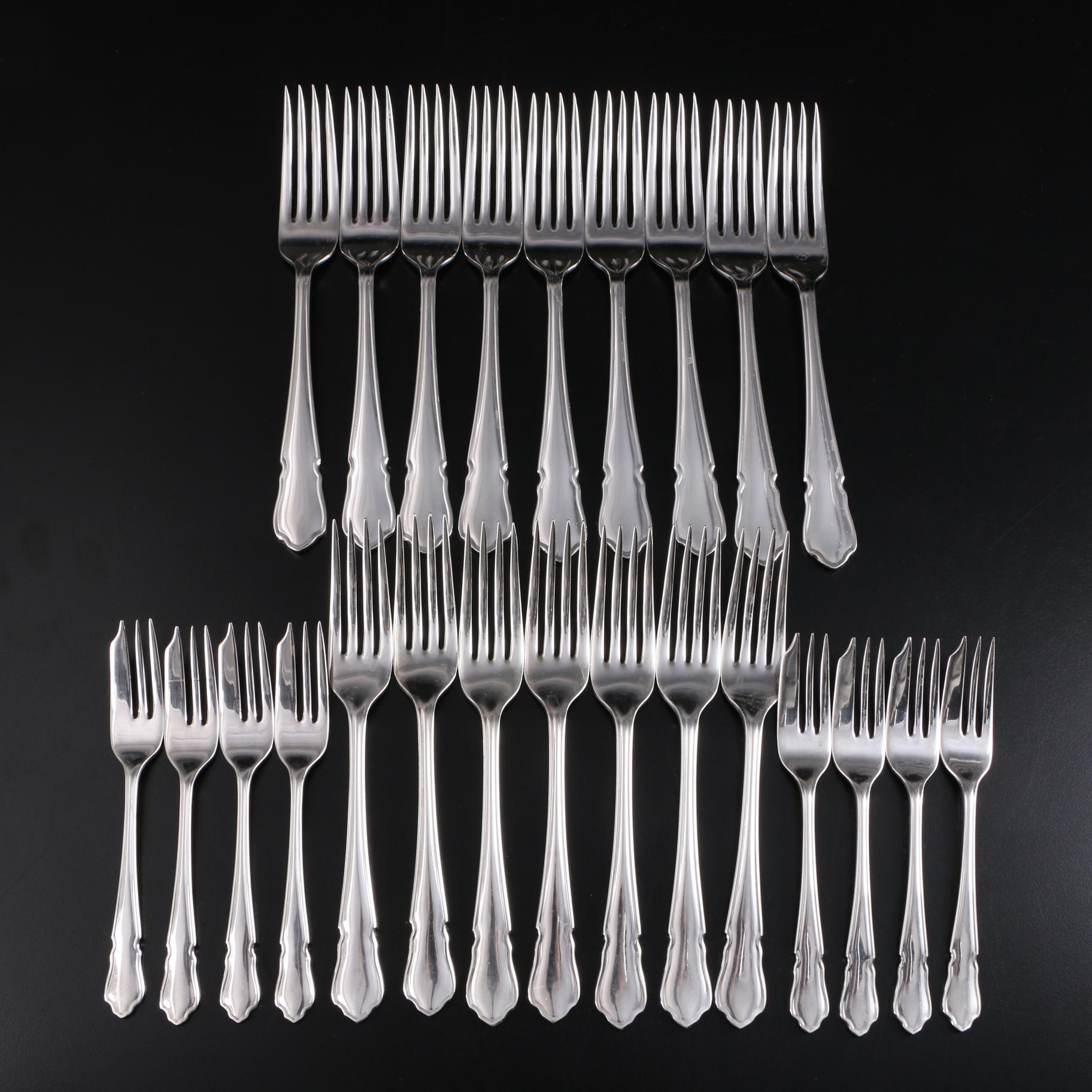 John Osborne of Sheffield England Silver Plate Flatware Set with Chest