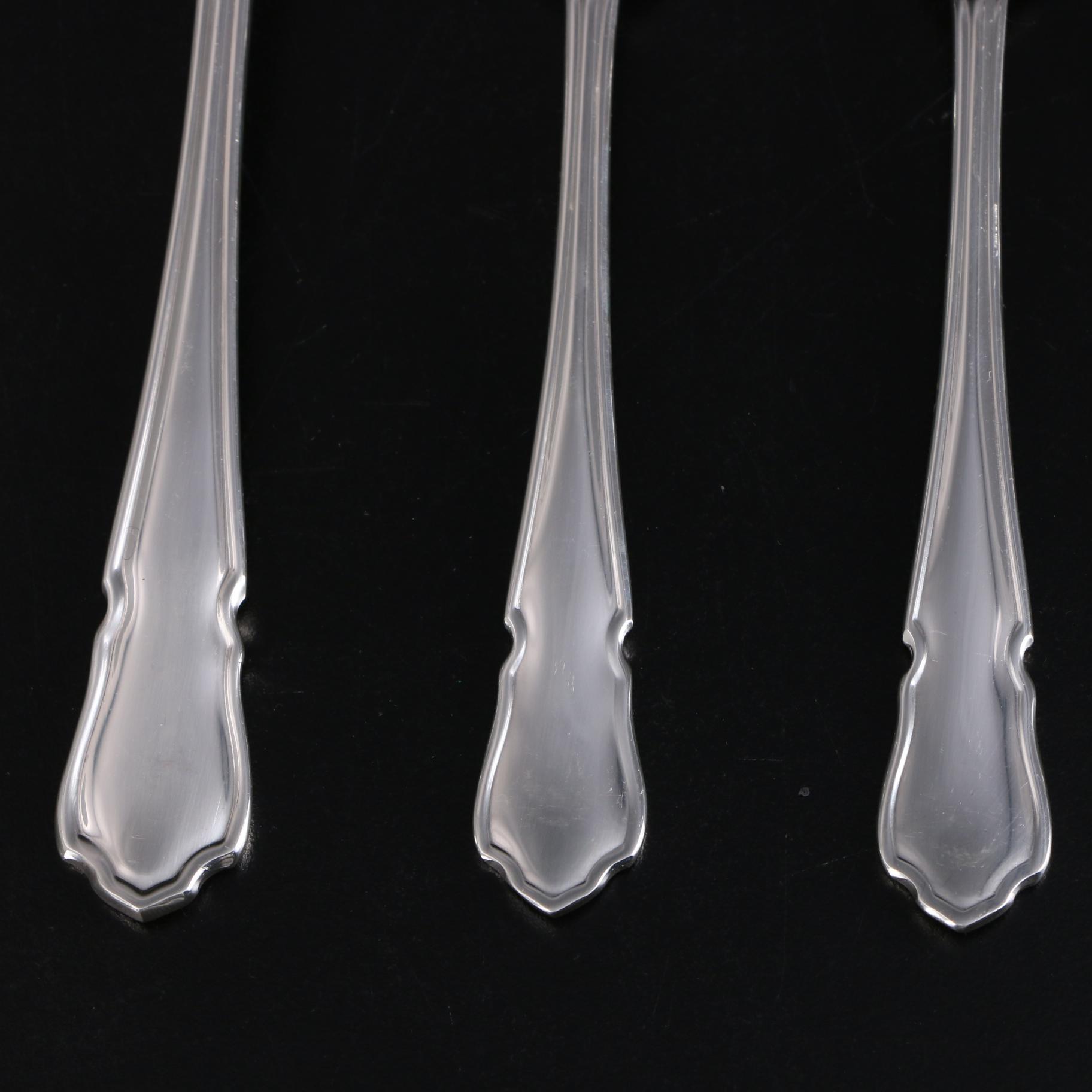 John Osborne of Sheffield England Silver Plate Flatware Set with Chest