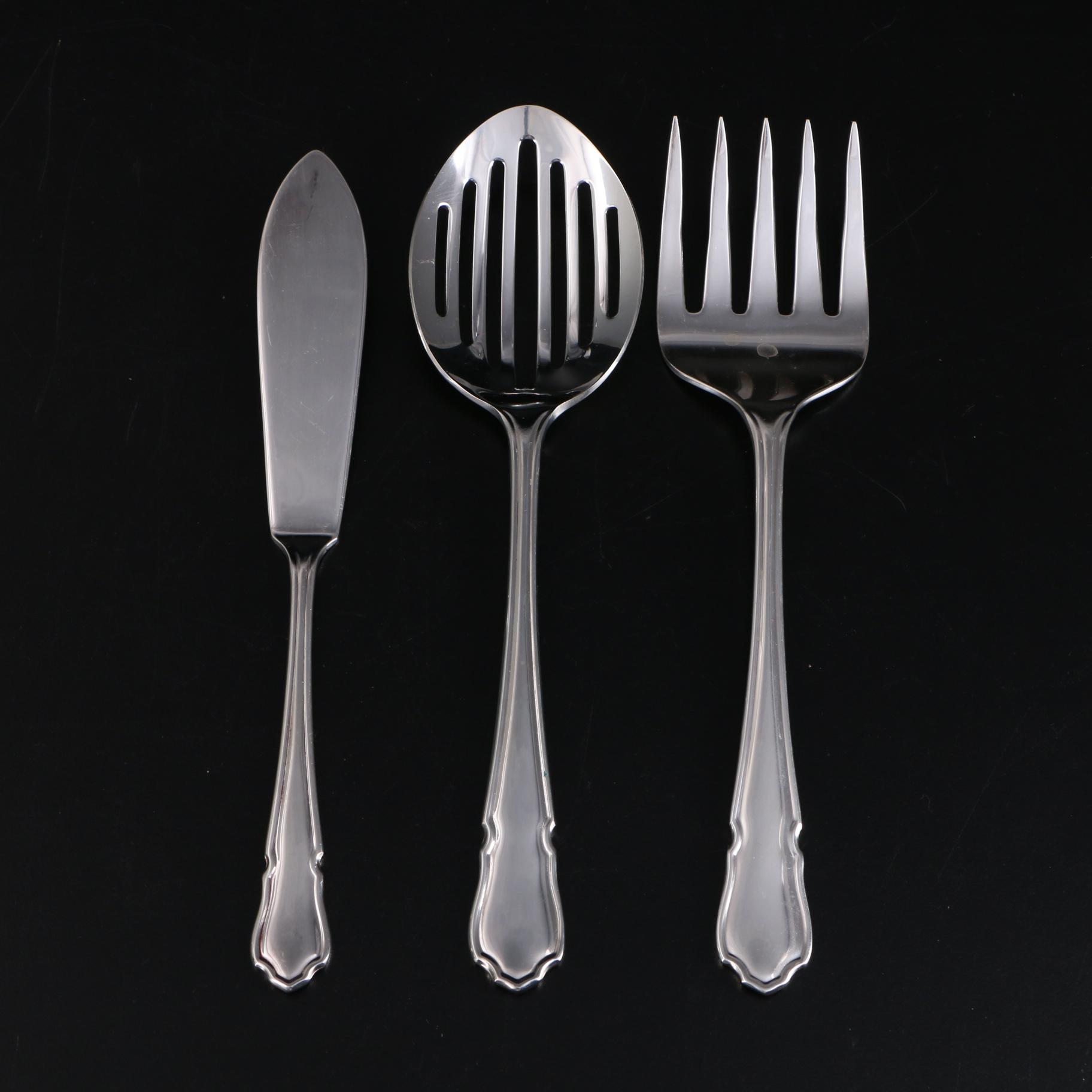 John Osborne of Sheffield England Silver Plate Flatware Set with Chest