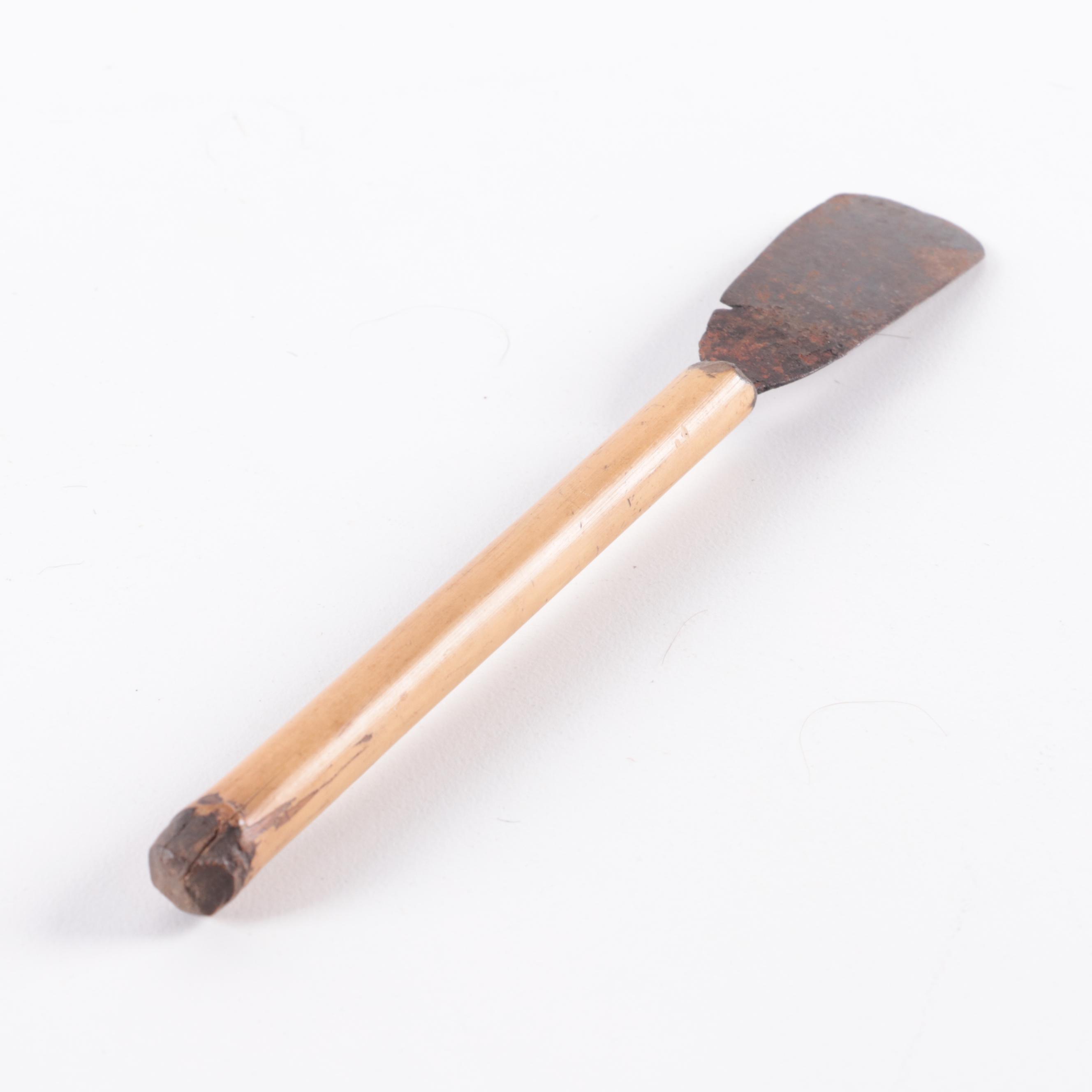 Burmese Opium Knife, Brass Pedestal Compote, Hand Tools, More, Early/Mid 20th C.