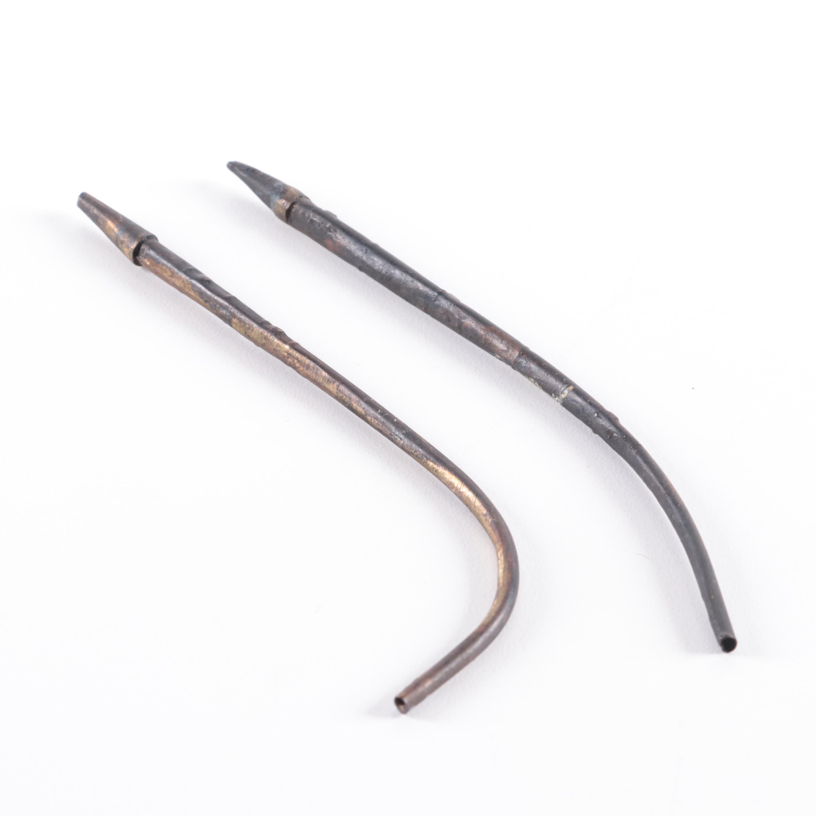 Burmese Opium Knife, Brass Pedestal Compote, Hand Tools, More, Early/Mid 20th C.