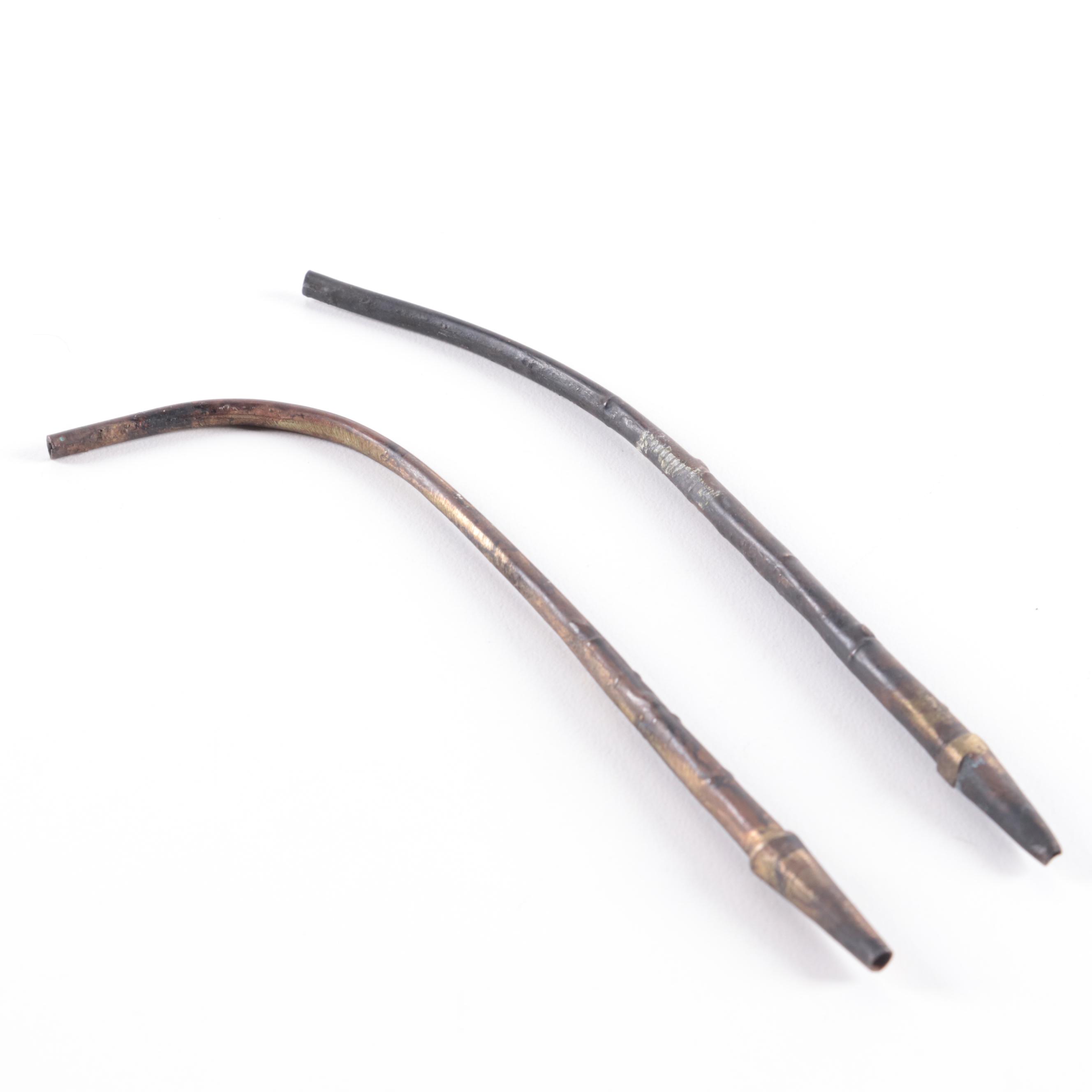 Burmese Opium Knife, Brass Pedestal Compote, Hand Tools, More, Early/Mid 20th C.