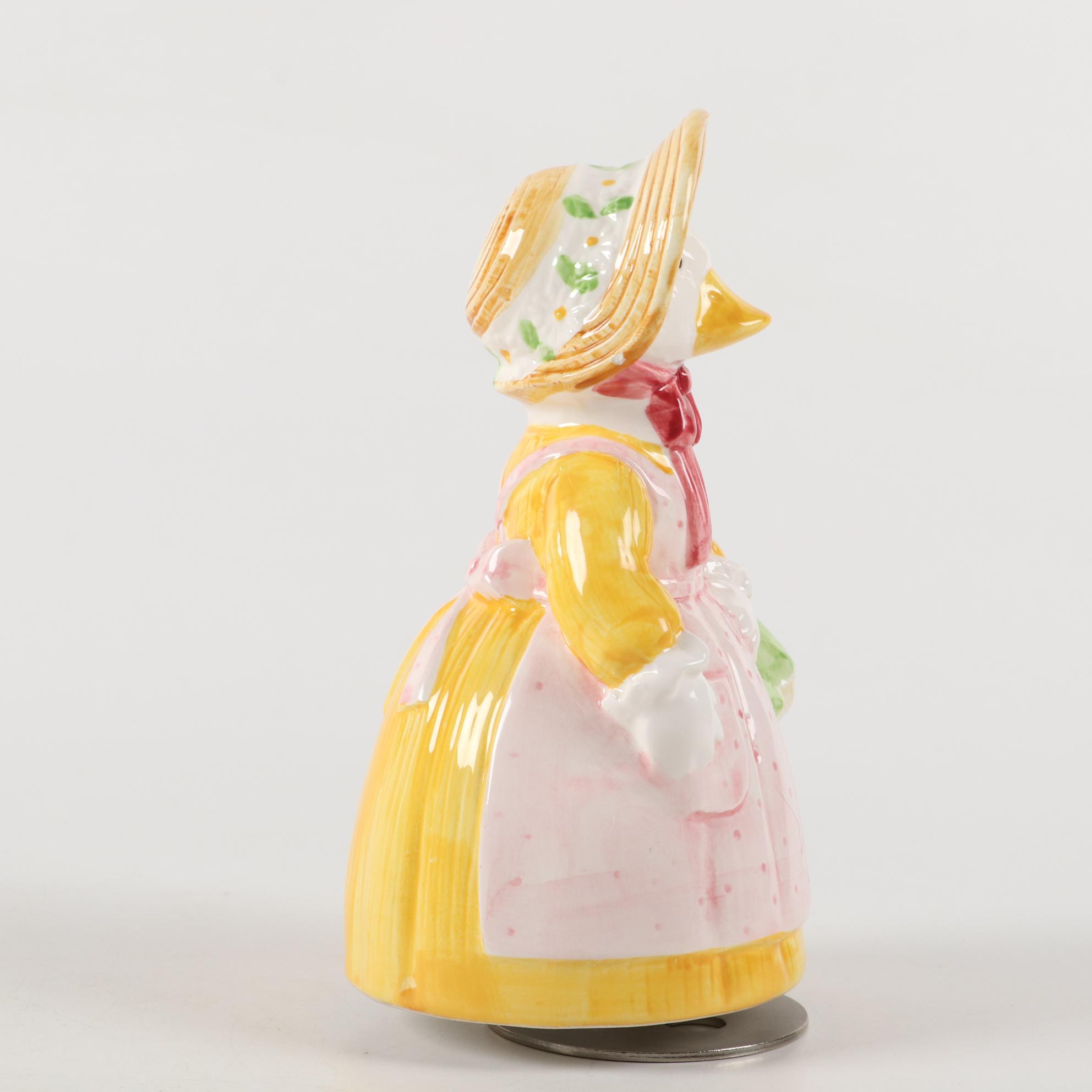 Sankyo Hand-Painted Duck Music Box