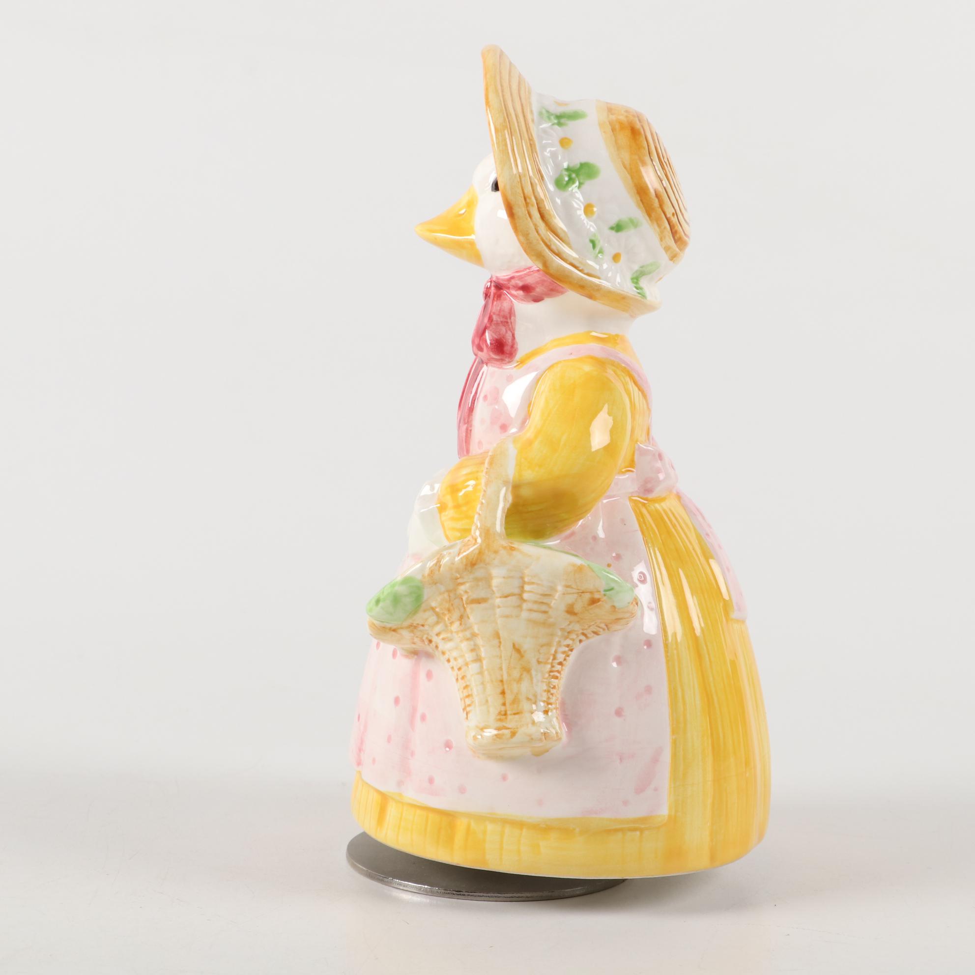 Sankyo Hand-Painted Duck Music Box