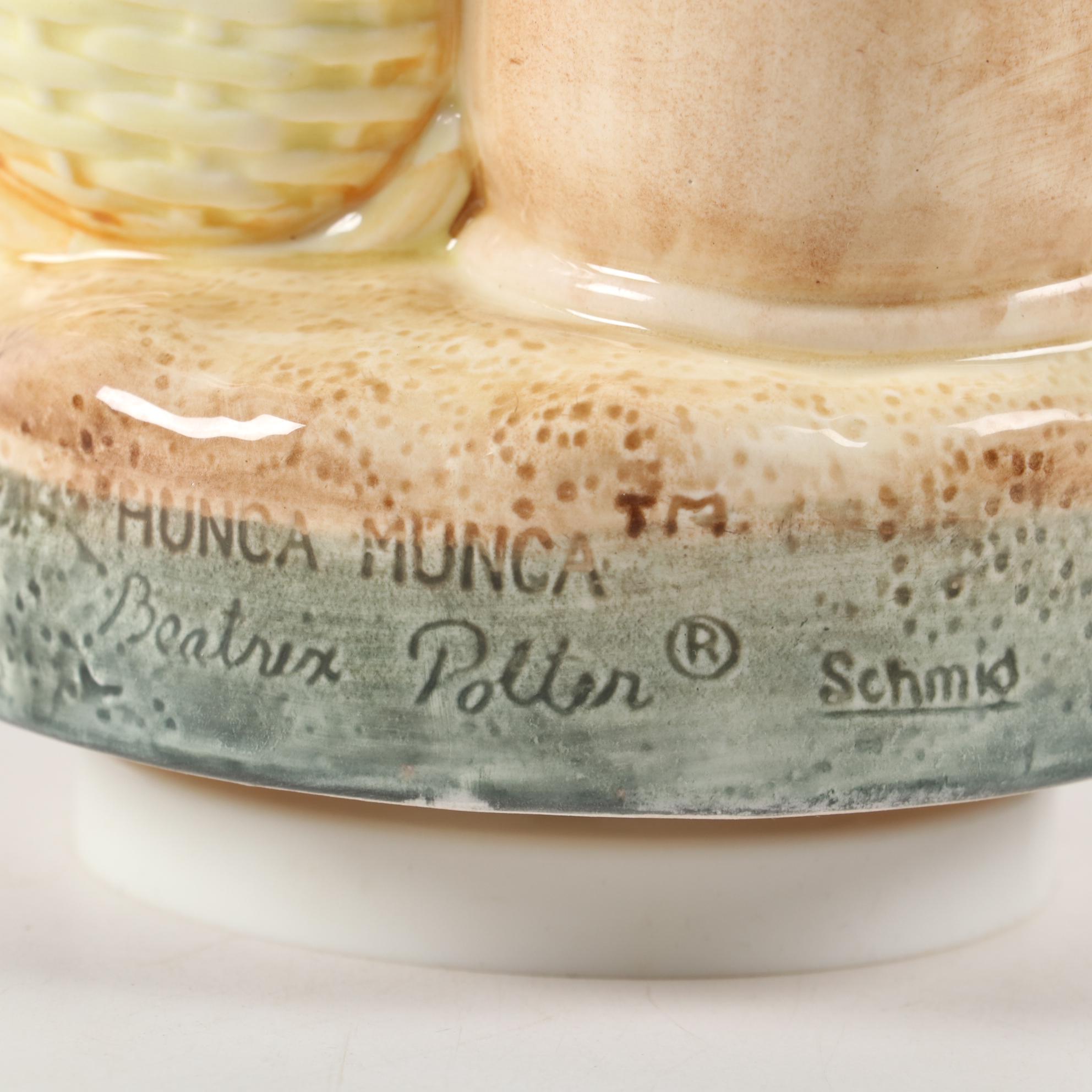 Beatrix Potter's "The Tale of Two Bad Mice" Hand-Painted Schmid Music Box